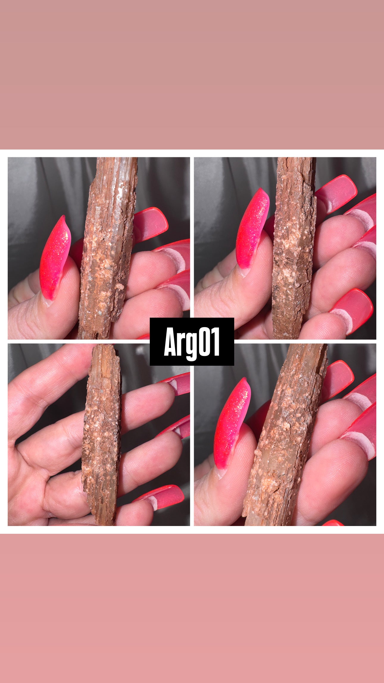Purple Aragonite Rod