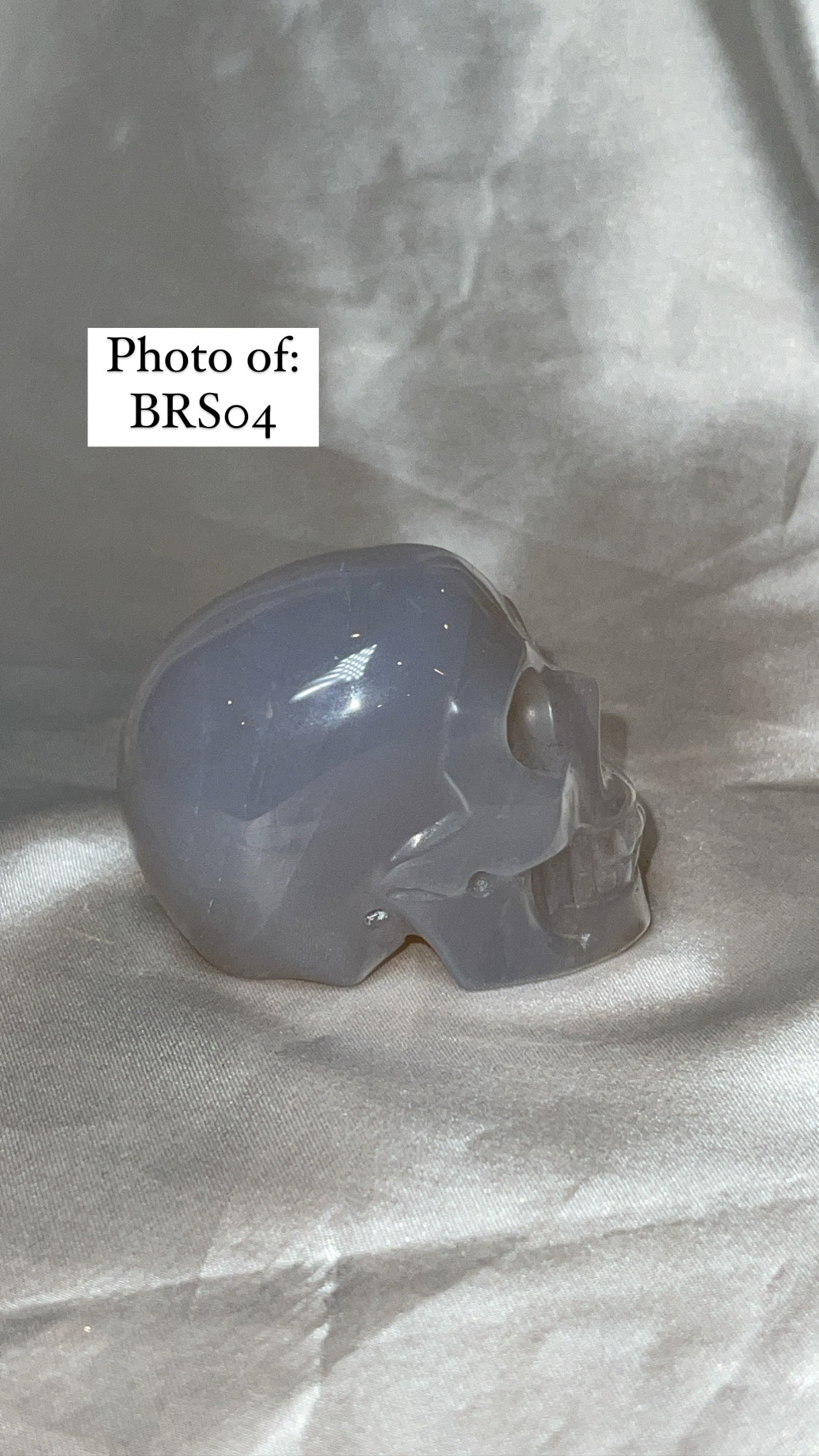 Blue Rose Quartz Skull