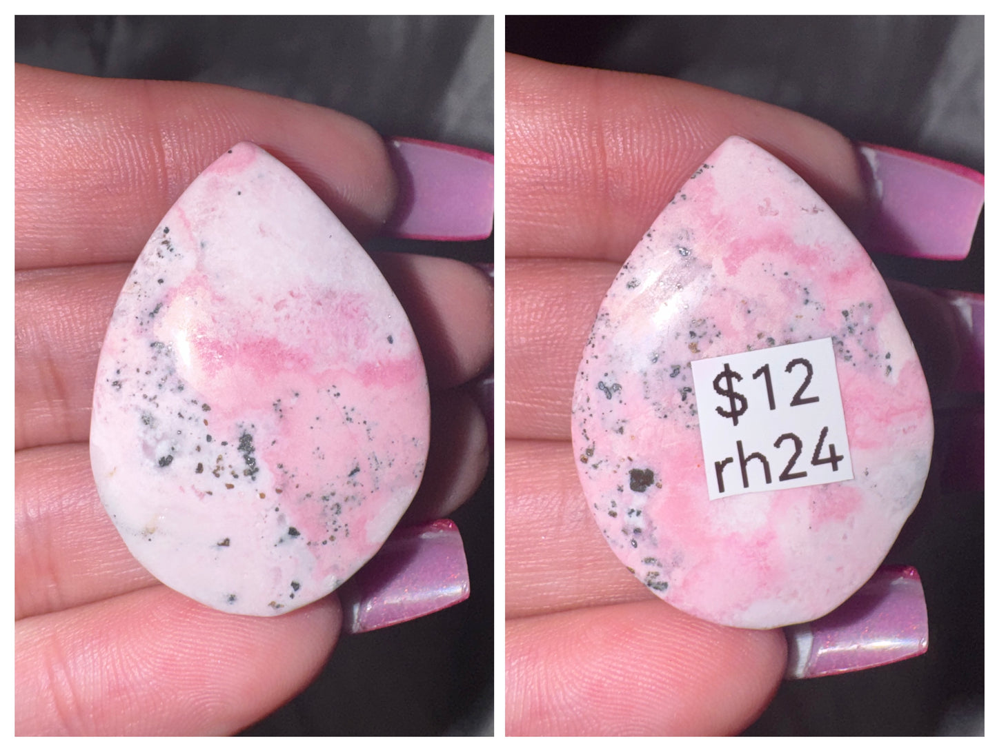 Peruvian Rhodonite Teardrop
