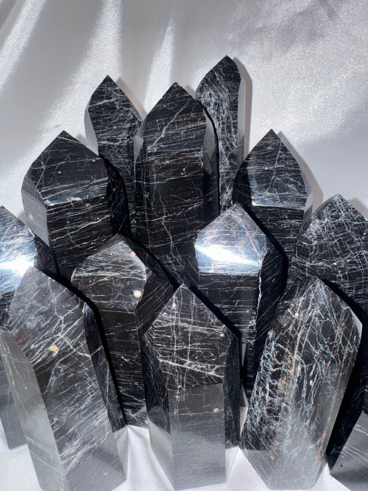 Black Tourmaline Large Tower