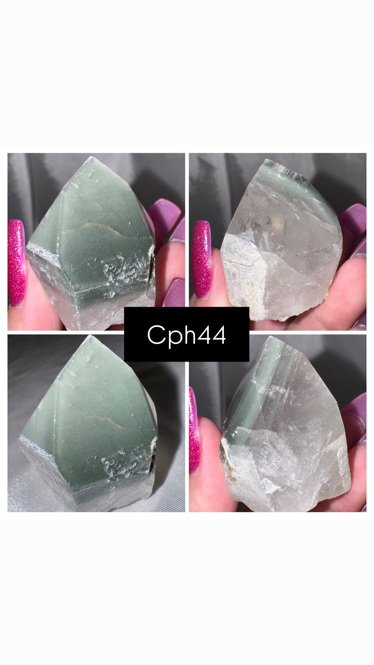 Chlorite Phantom Quartz AAA Raw Tower