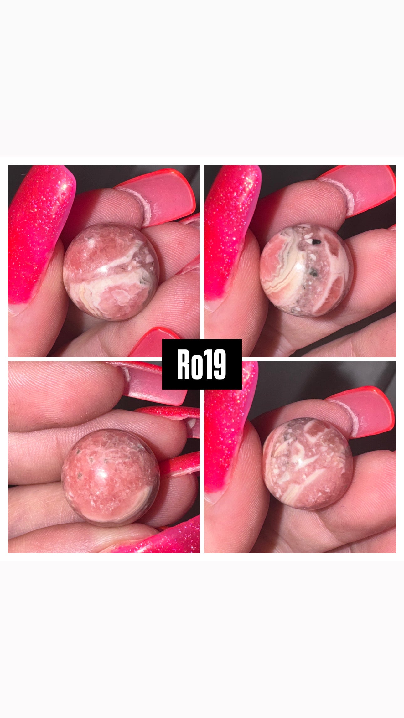 Rhodochrosite Sphere
