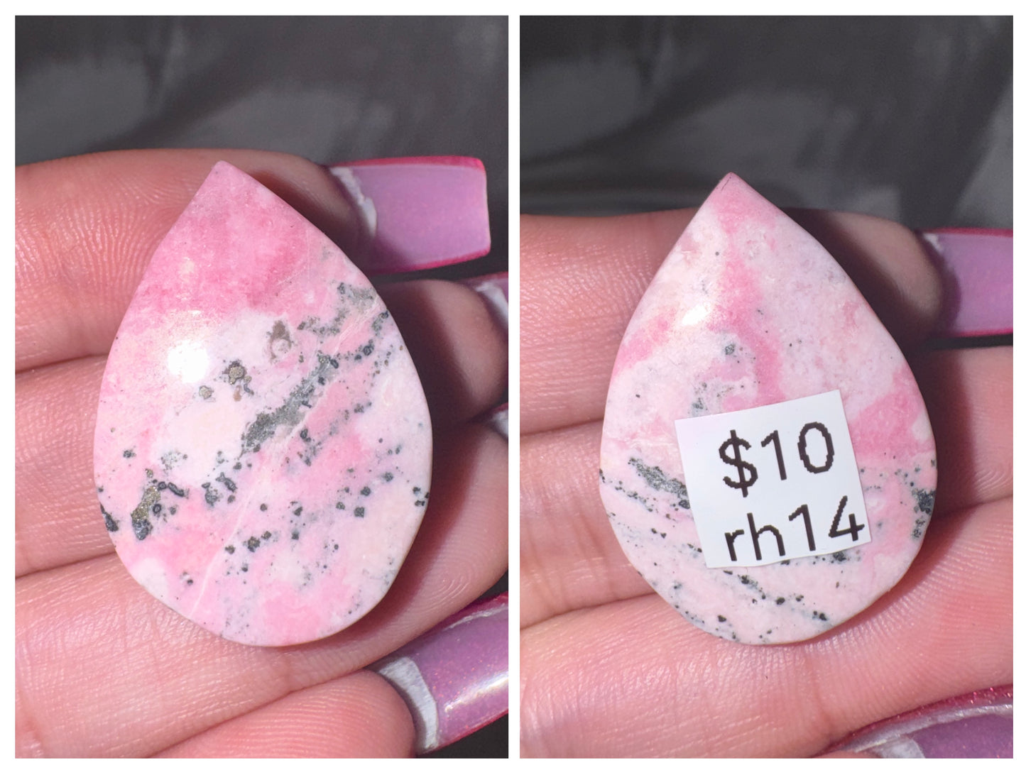 Peruvian Rhodonite Teardrop