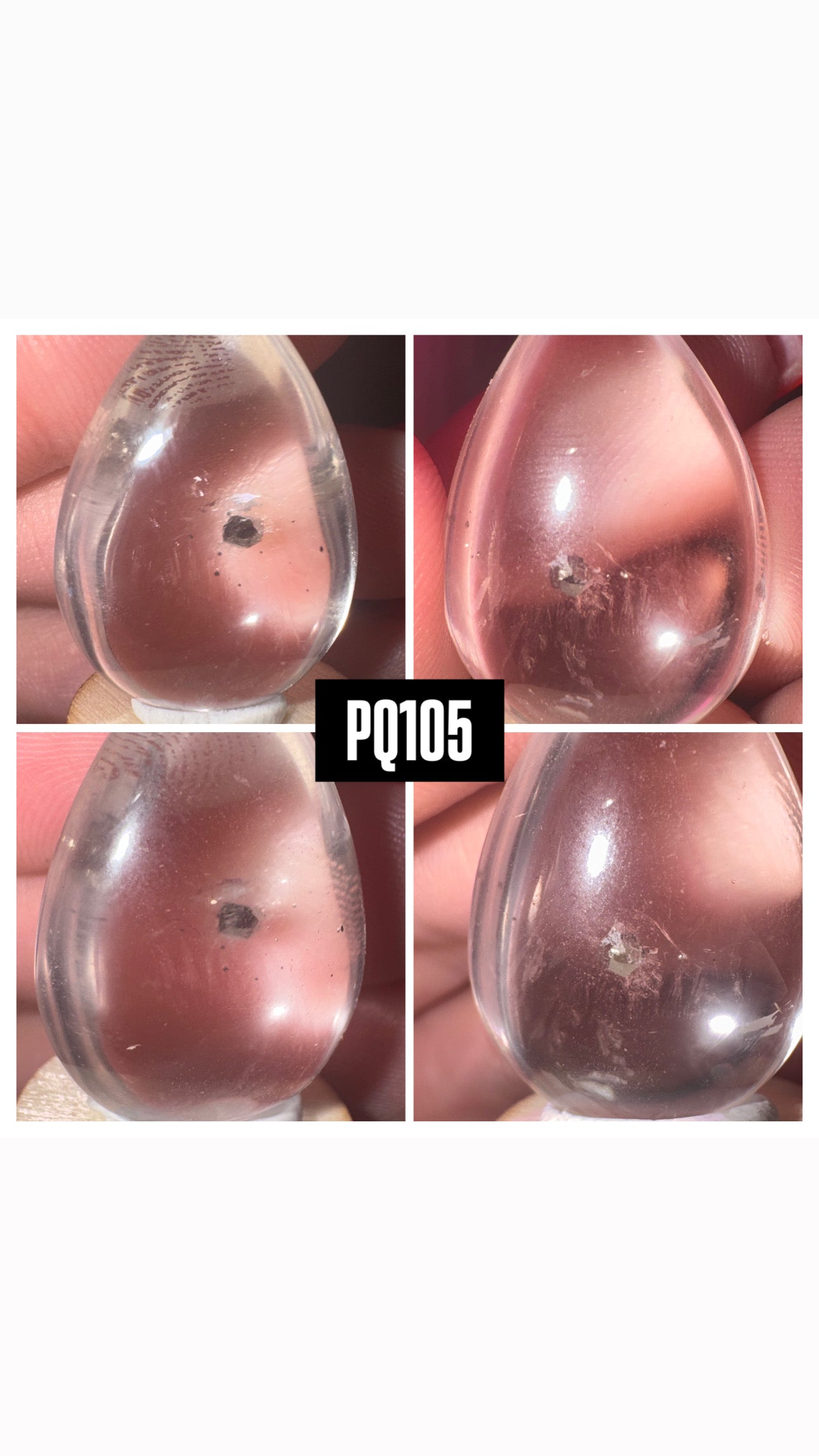 Pyrite Included Quartz Rare