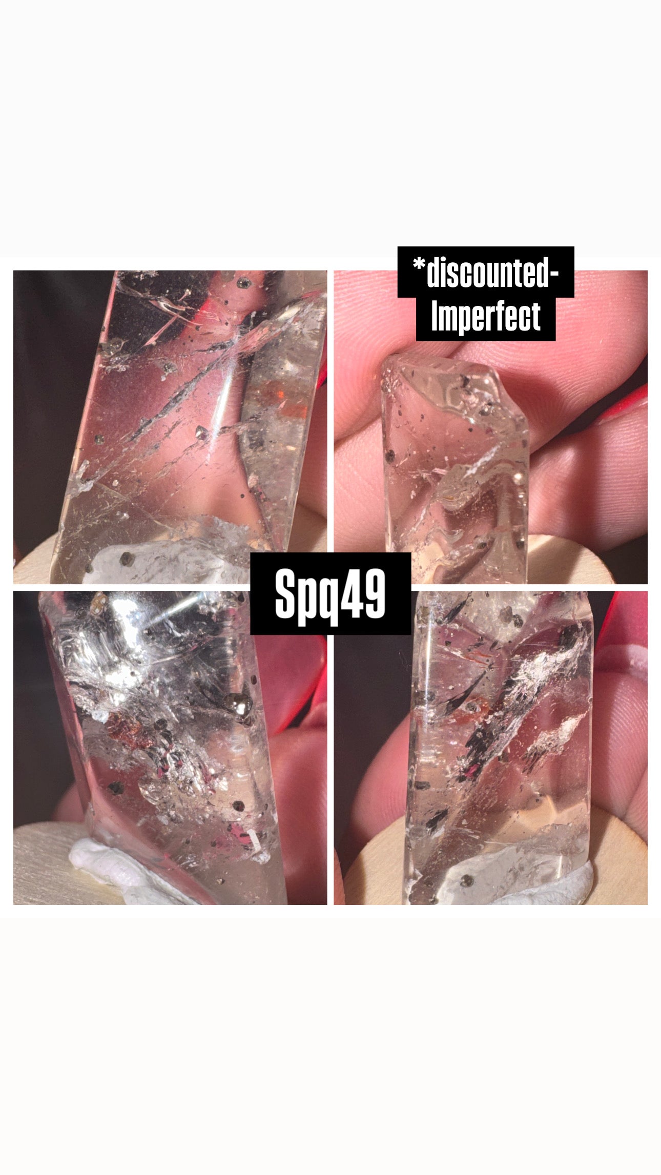 Pyrite Included Quartz-Super Rare