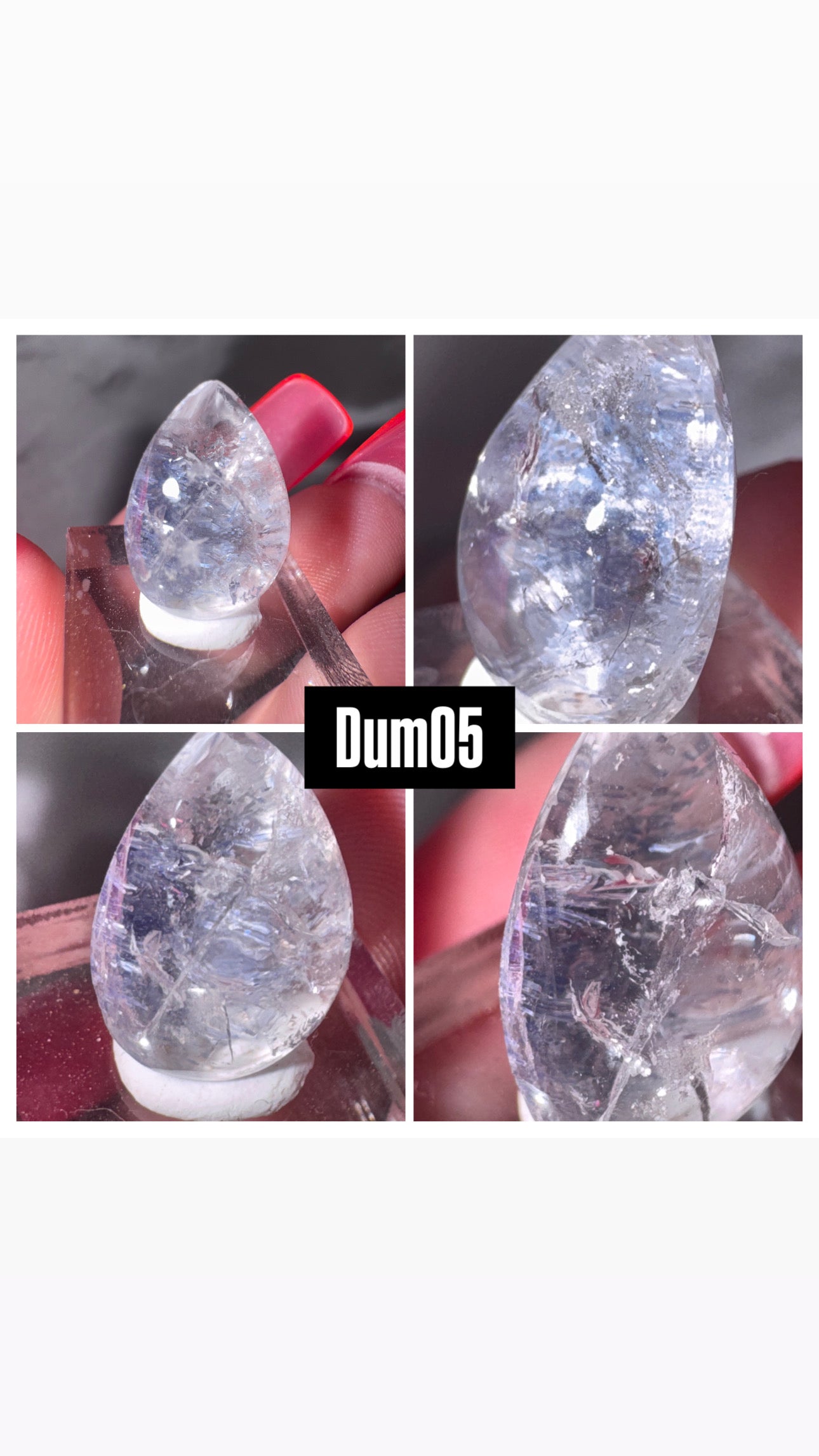 Dumortierite Quartz Rare Polished