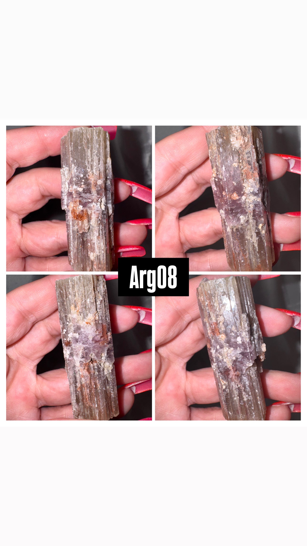 Purple Aragonite Rod