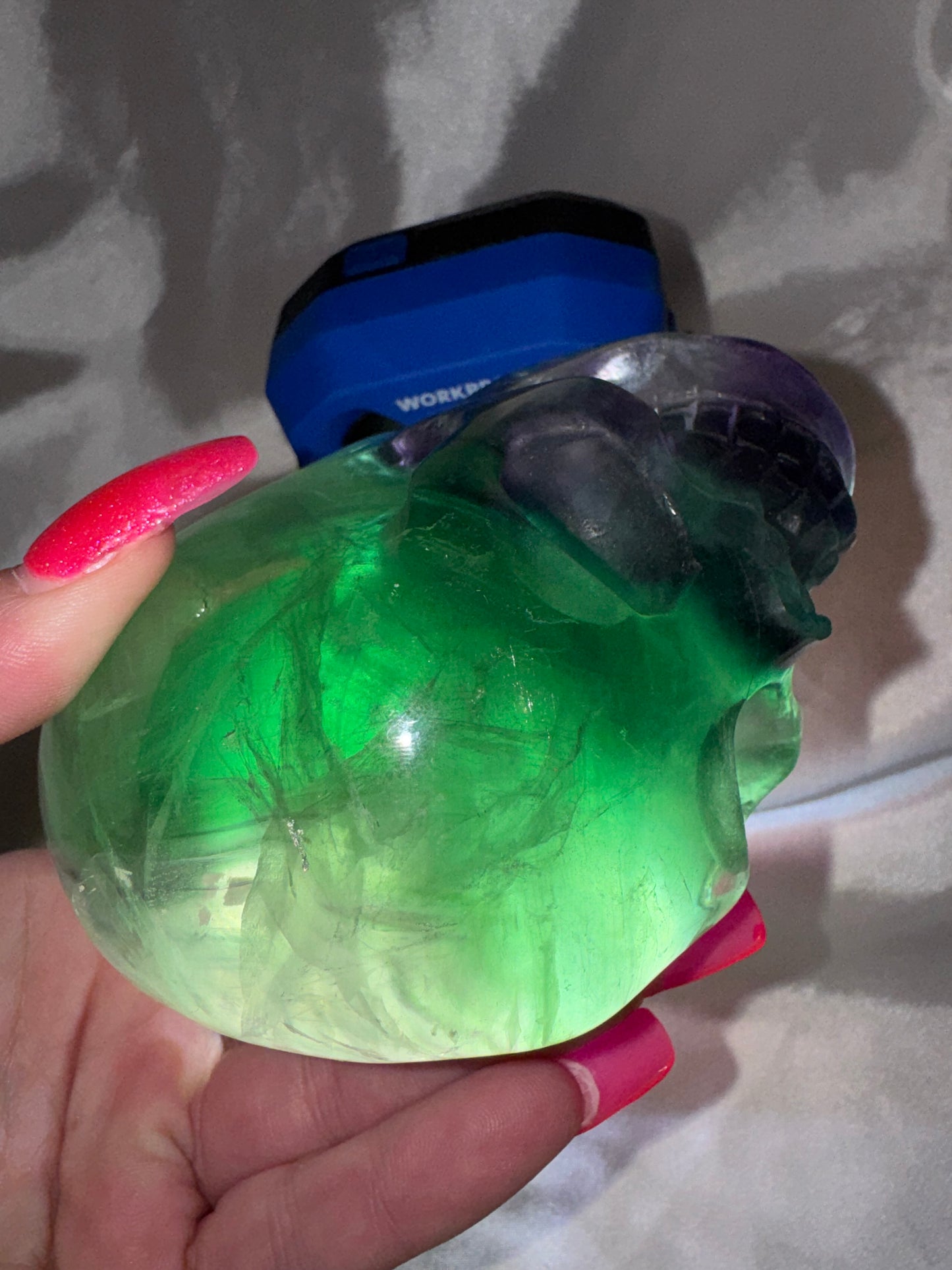 Fluorite AAA XL Imperfect Skull