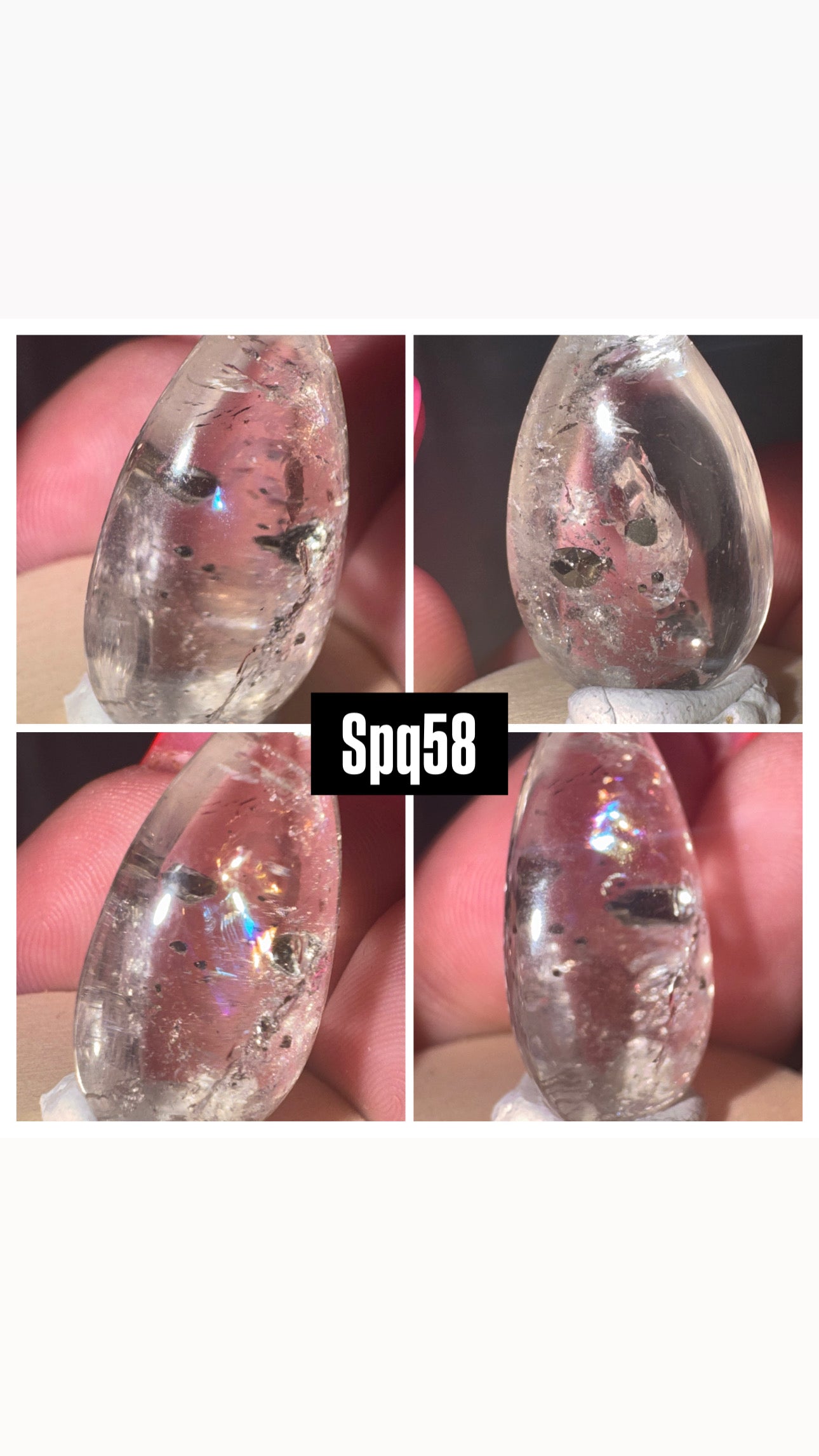 Pyrite Included Quartz-Super Rare