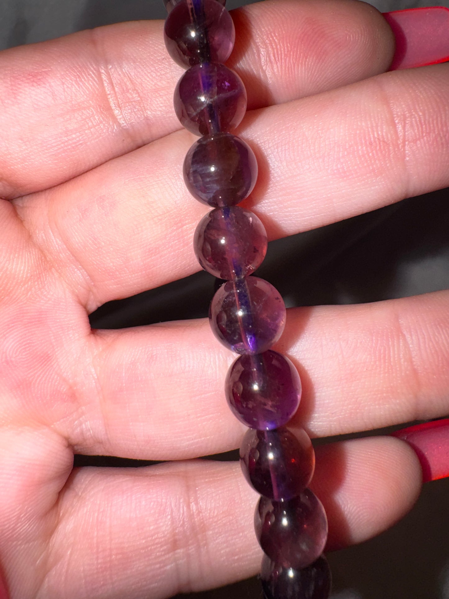 Smoky Amethyst 8mm Bracelet (last one!)