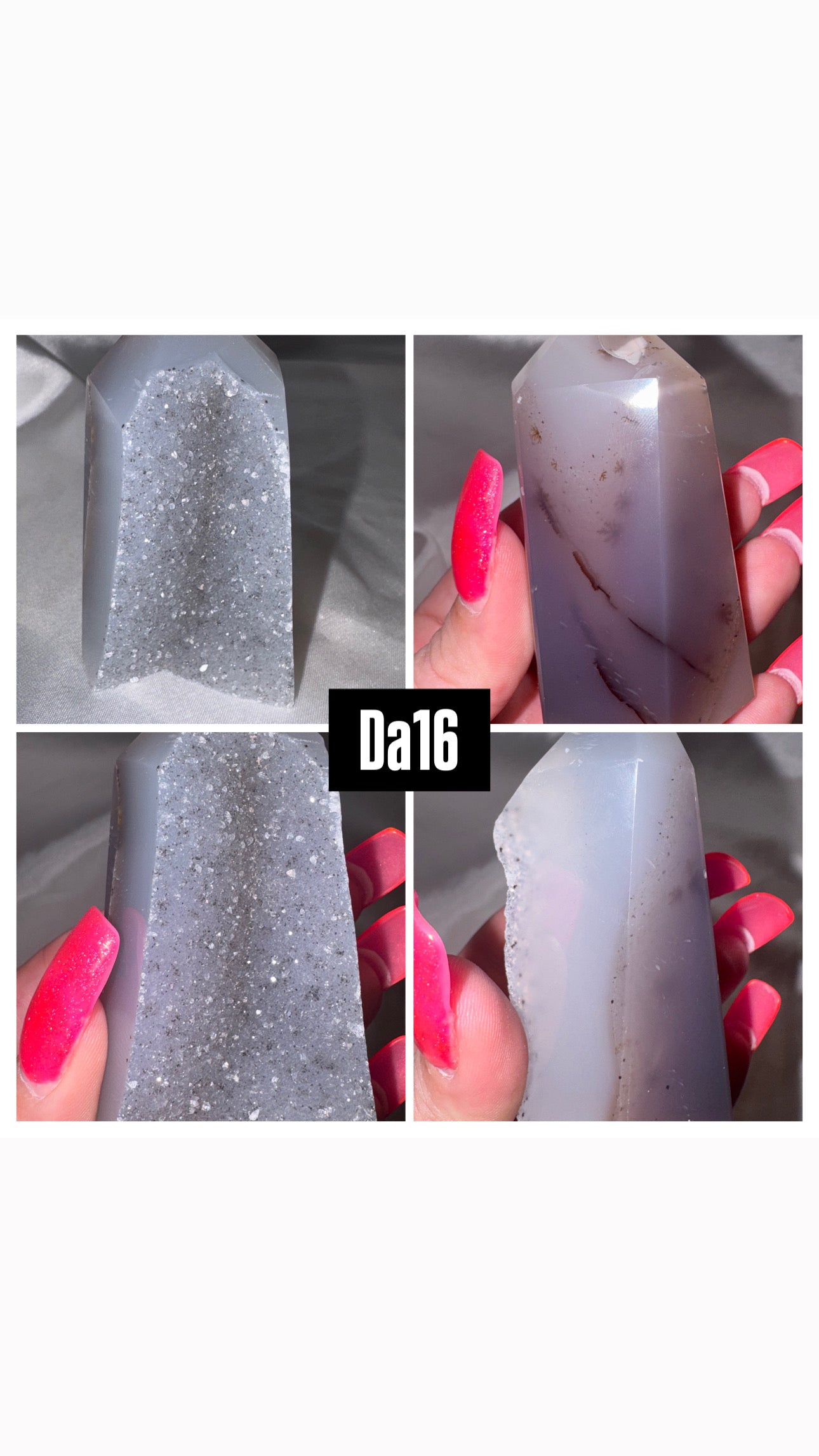 Druzy Agate Tower