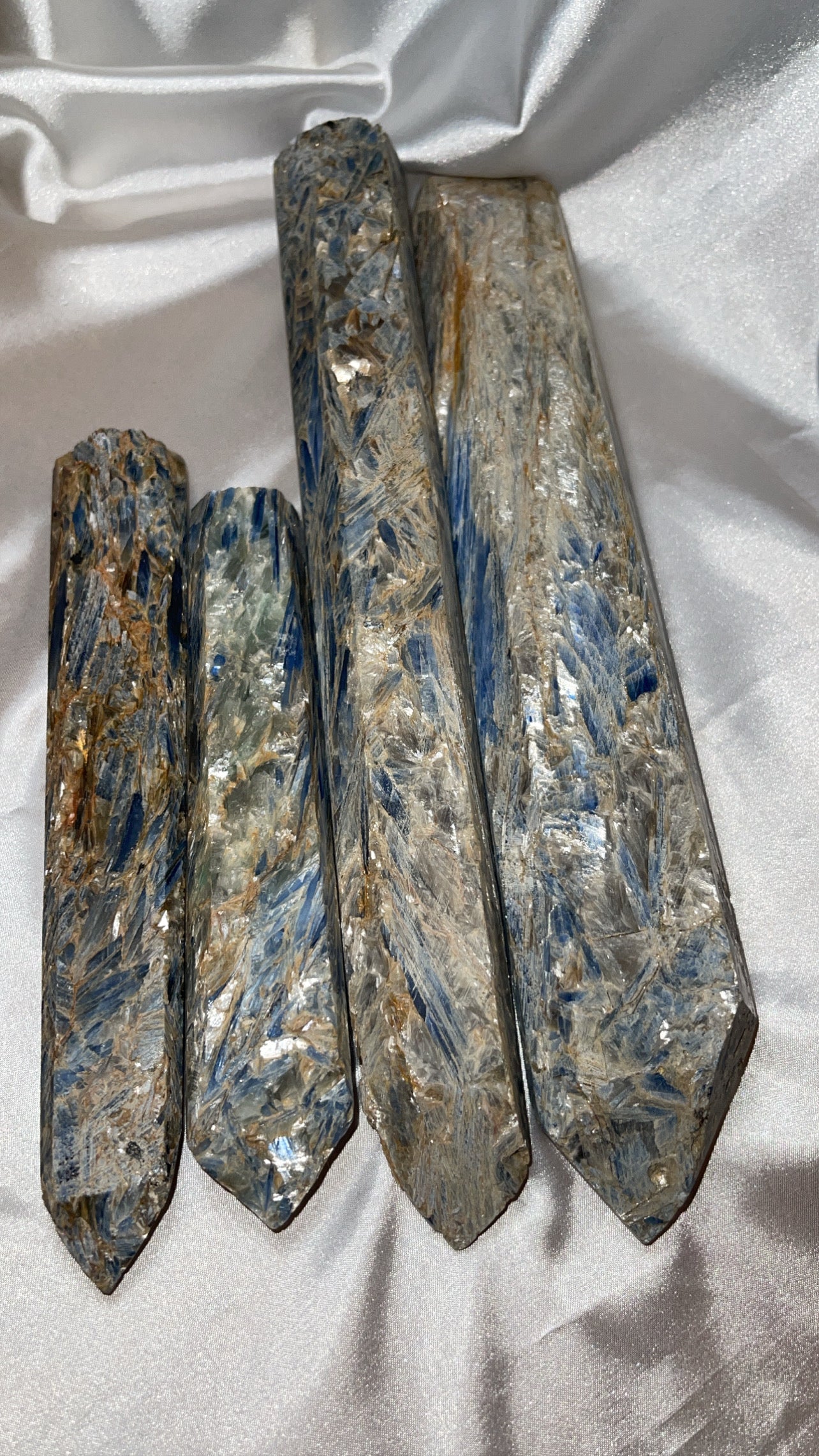 Polished Blue Kyanite Wands