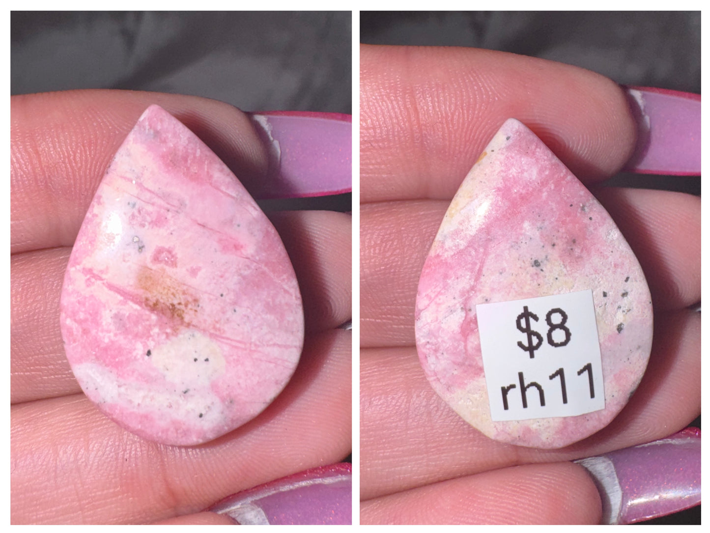 Peruvian Rhodonite Teardrop