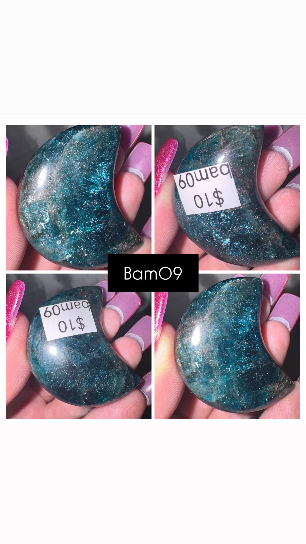 Blue Apatite Moon