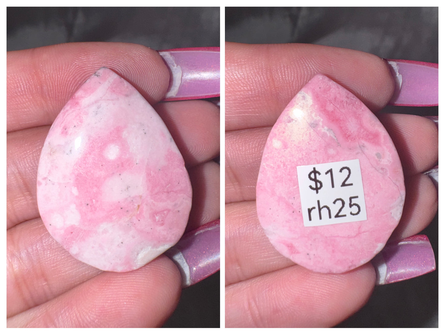 Peruvian Rhodonite Teardrop