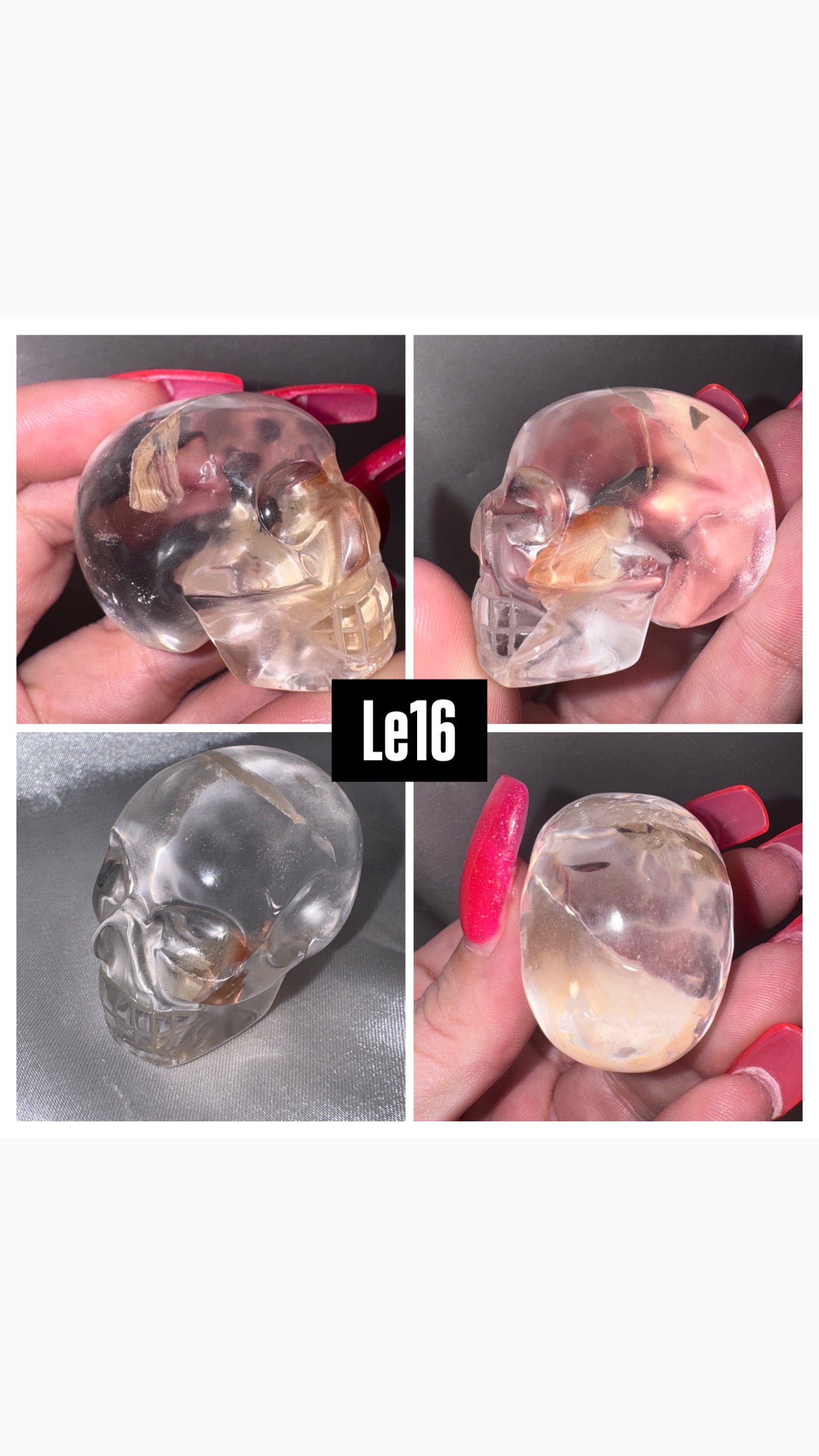 Lemurian Master Carved Skull