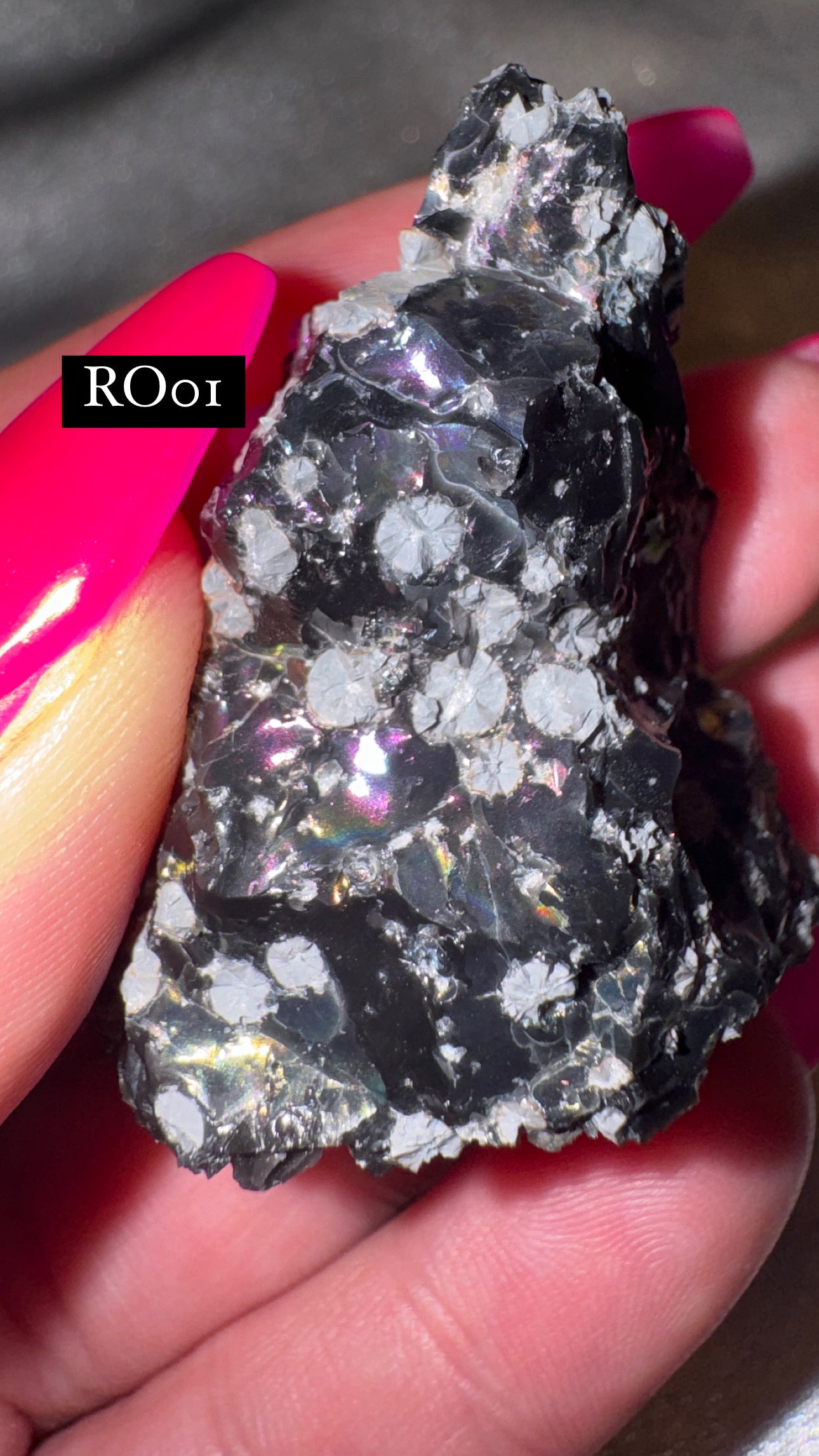 Rainbow Obsidian Raw (Natural Aura!)