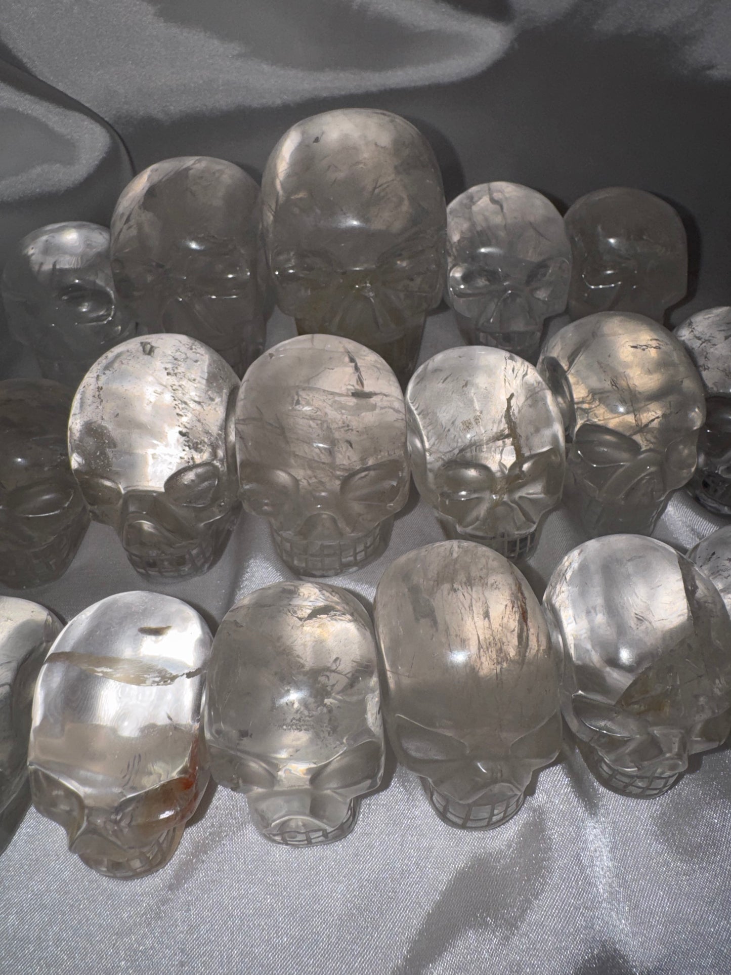 Lemurian Master Carved Skull
