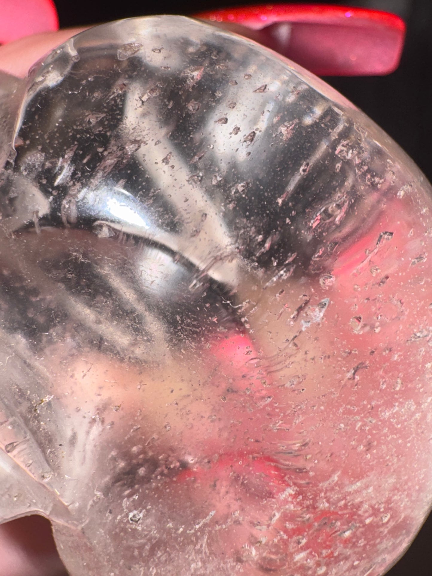 Lemurian Rare Enhydro Skull