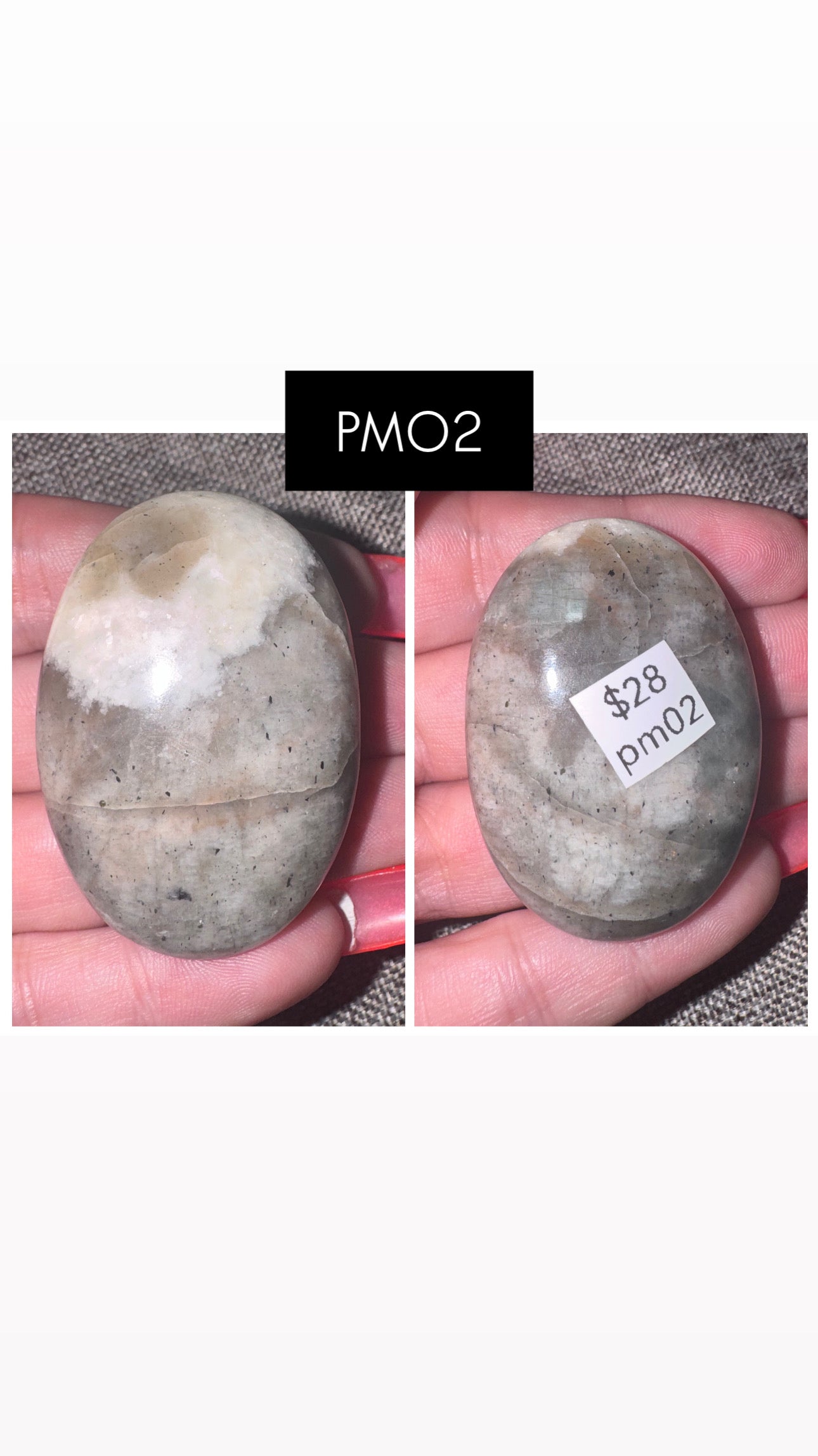 Polarity Moonstone Palmstone