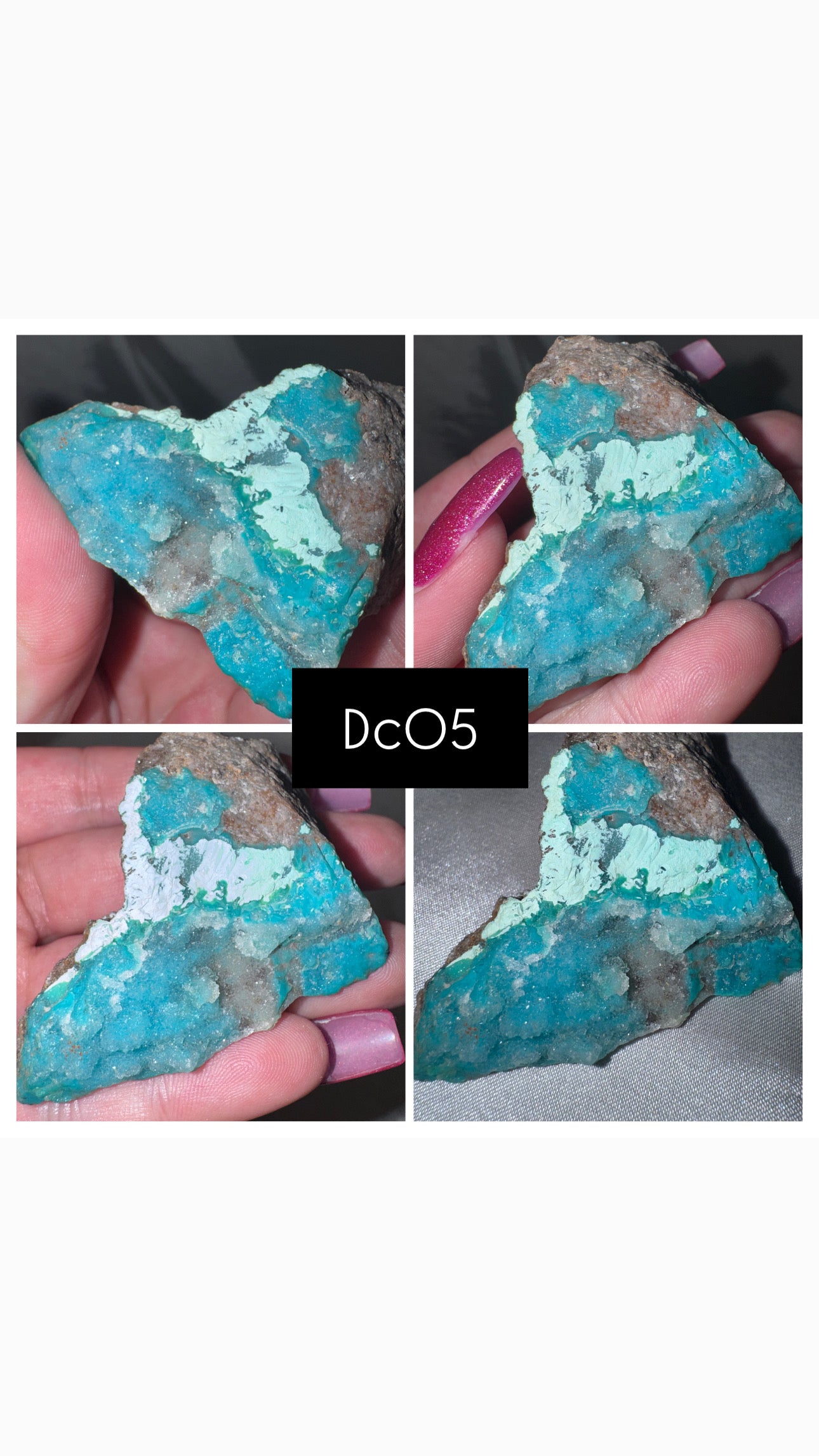 Blue Chrysocolla Specimen