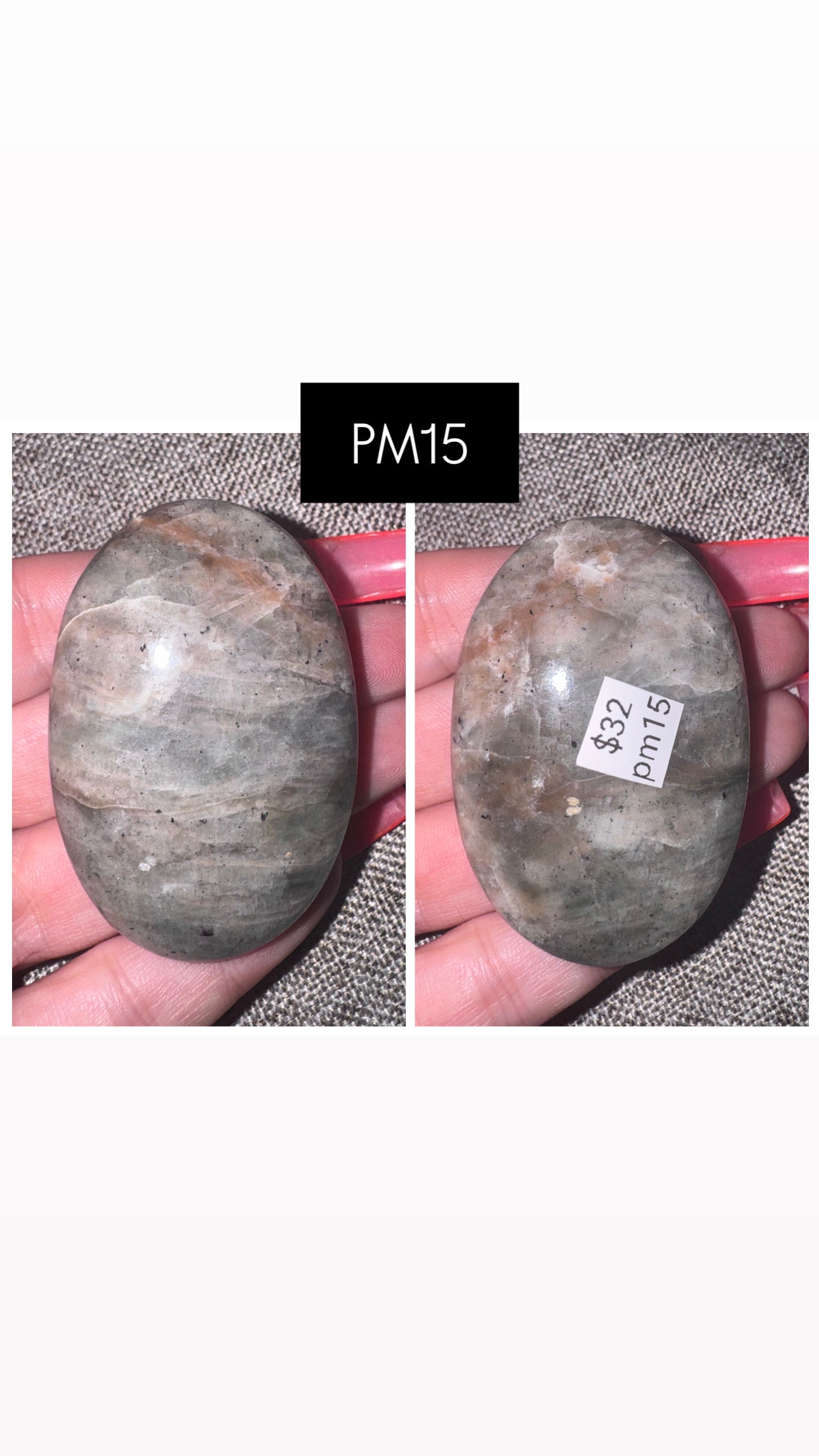 Polarity Moonstone Palmstone