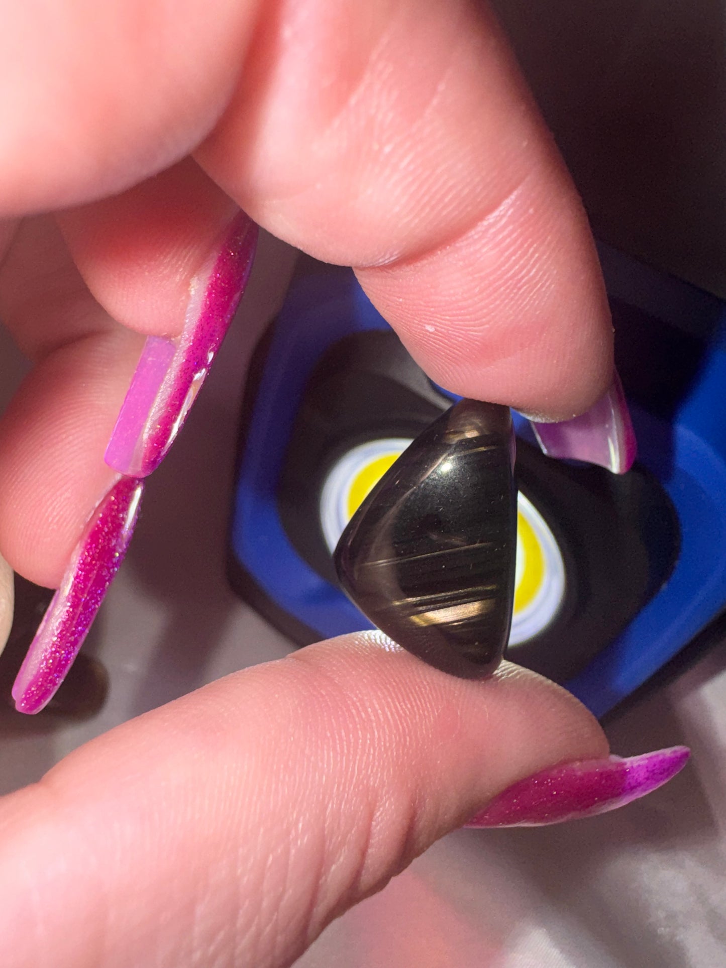 Midnight Lace Obsidian Tumble