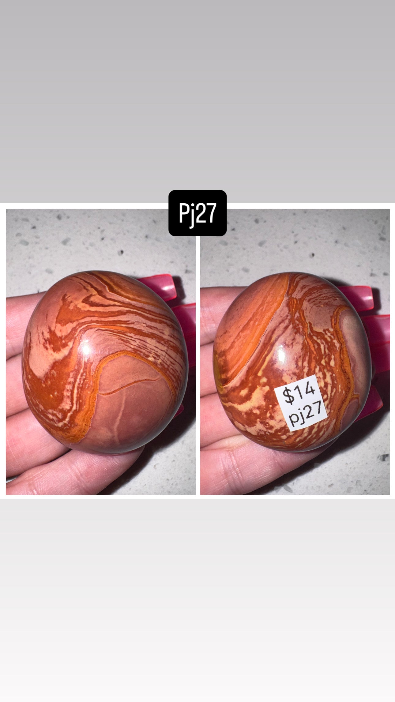Polychrome Jasper Palmstone