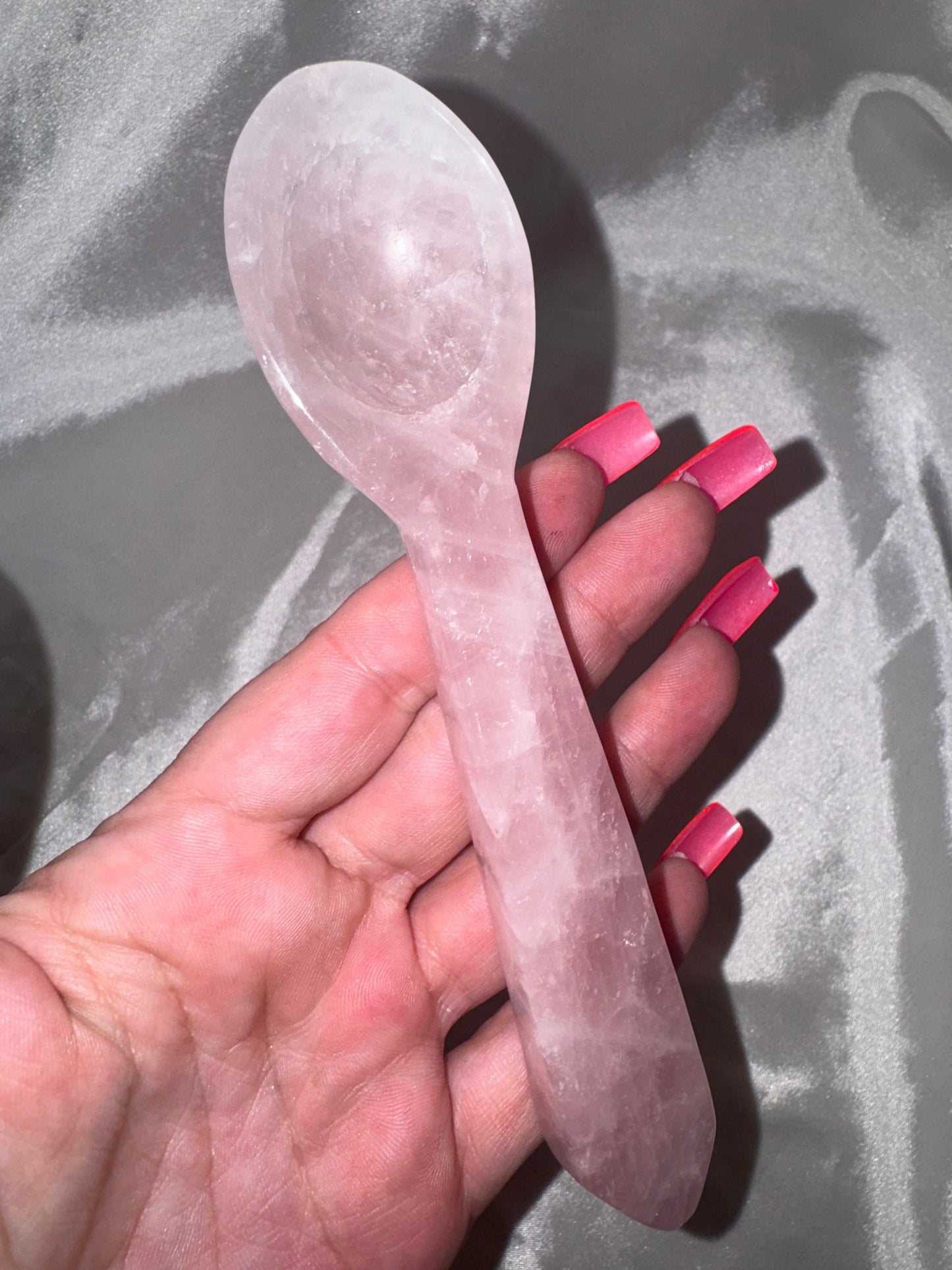 Rose Quartz AAA XL Mug, Spoon, Plate Set