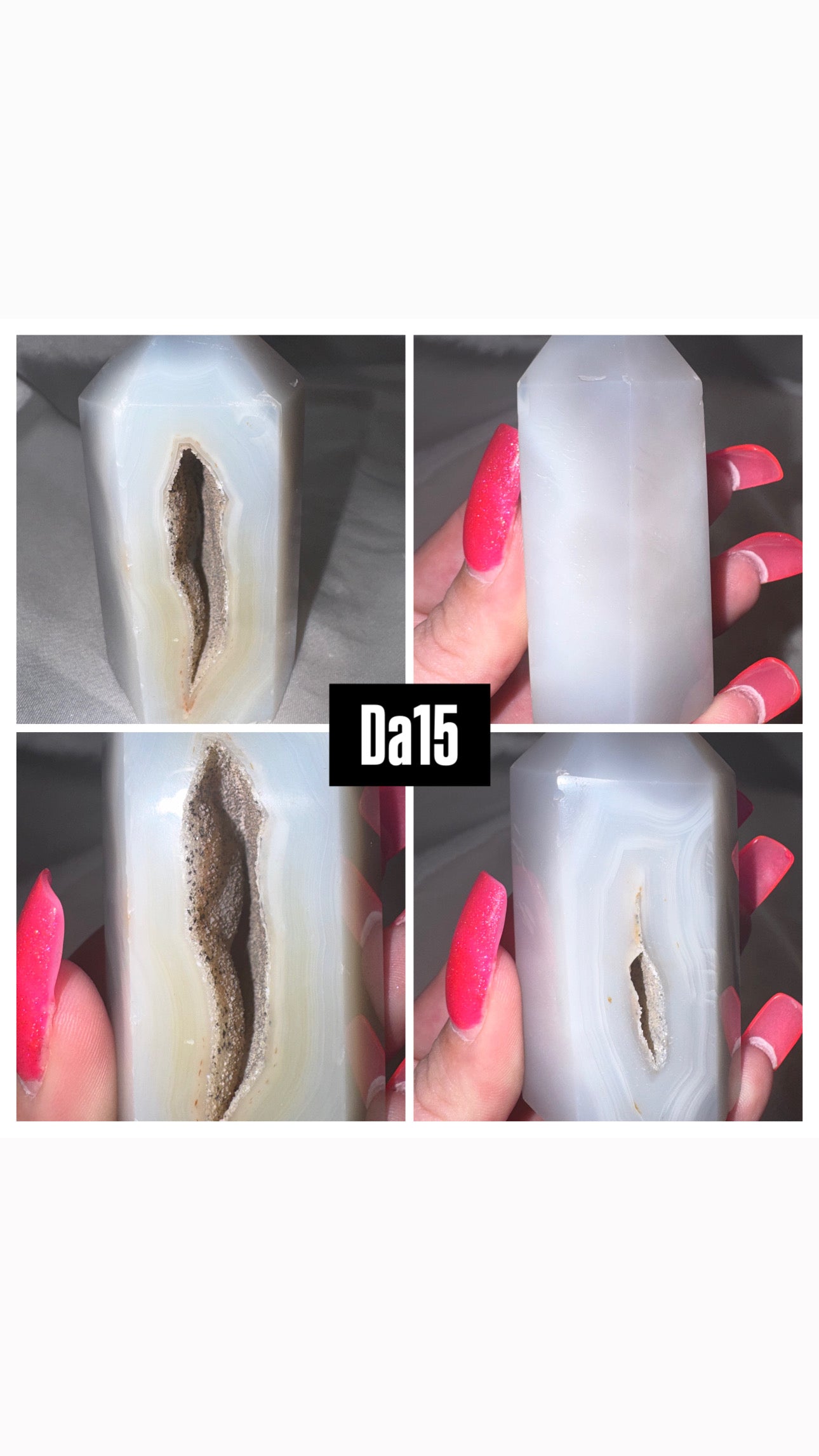 Druzy Agate Tower