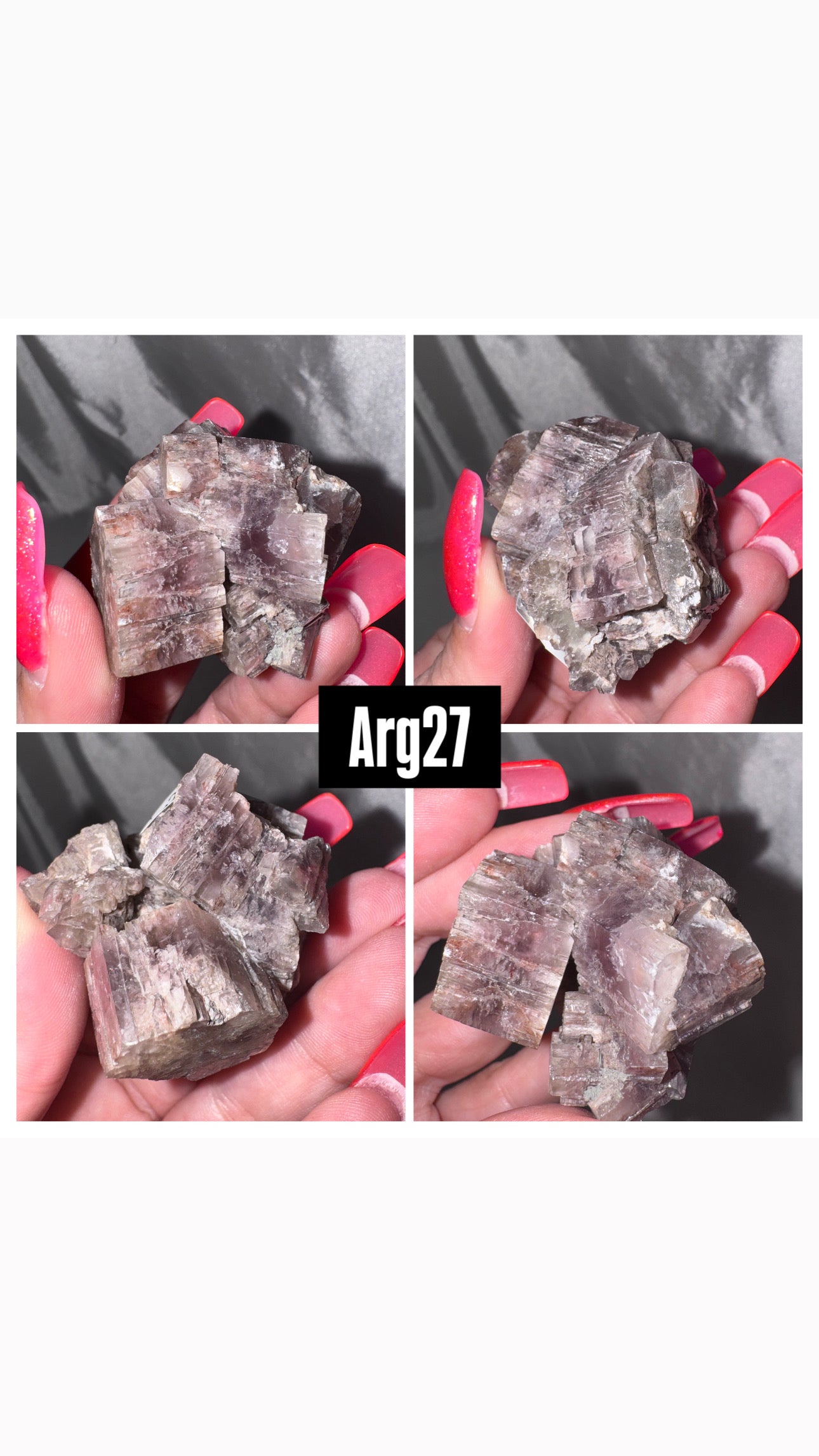 Purple Aragonite Cluster
