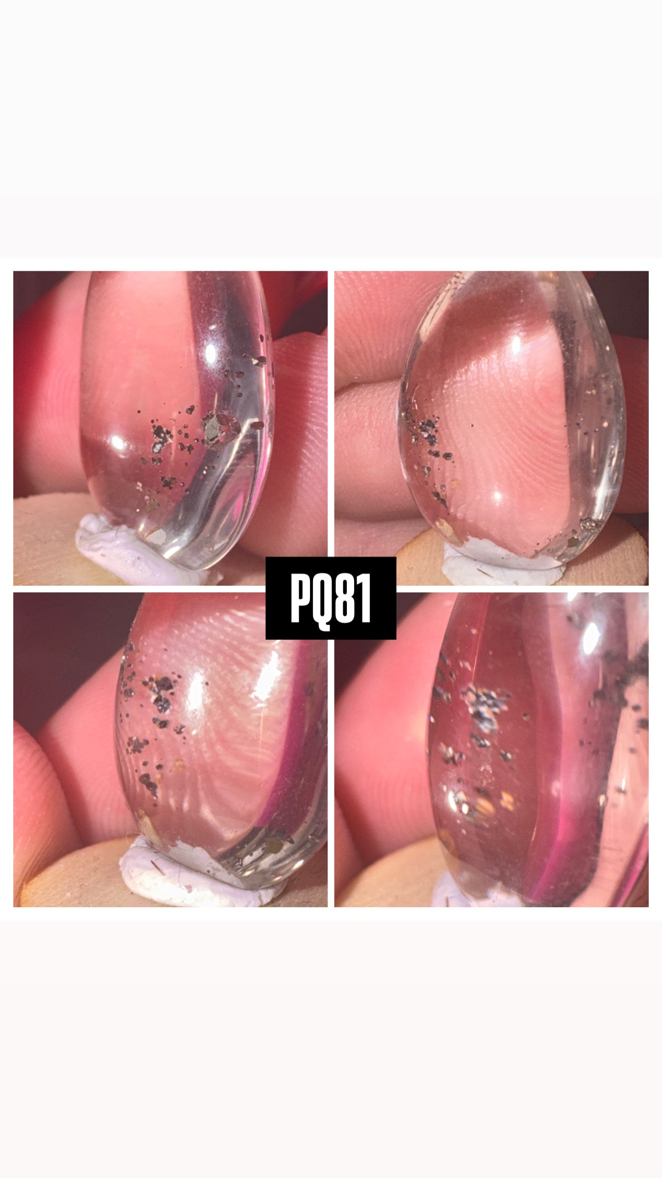 Pyrite include Quartz Rare