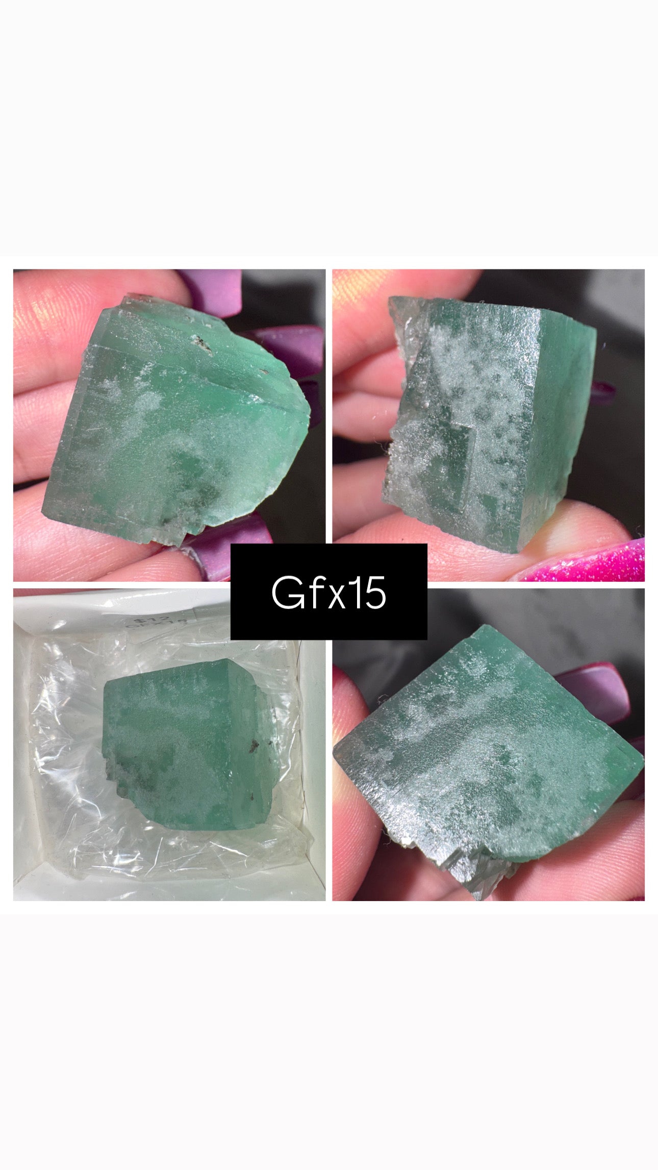 Green Cubic Fluorite Specimen