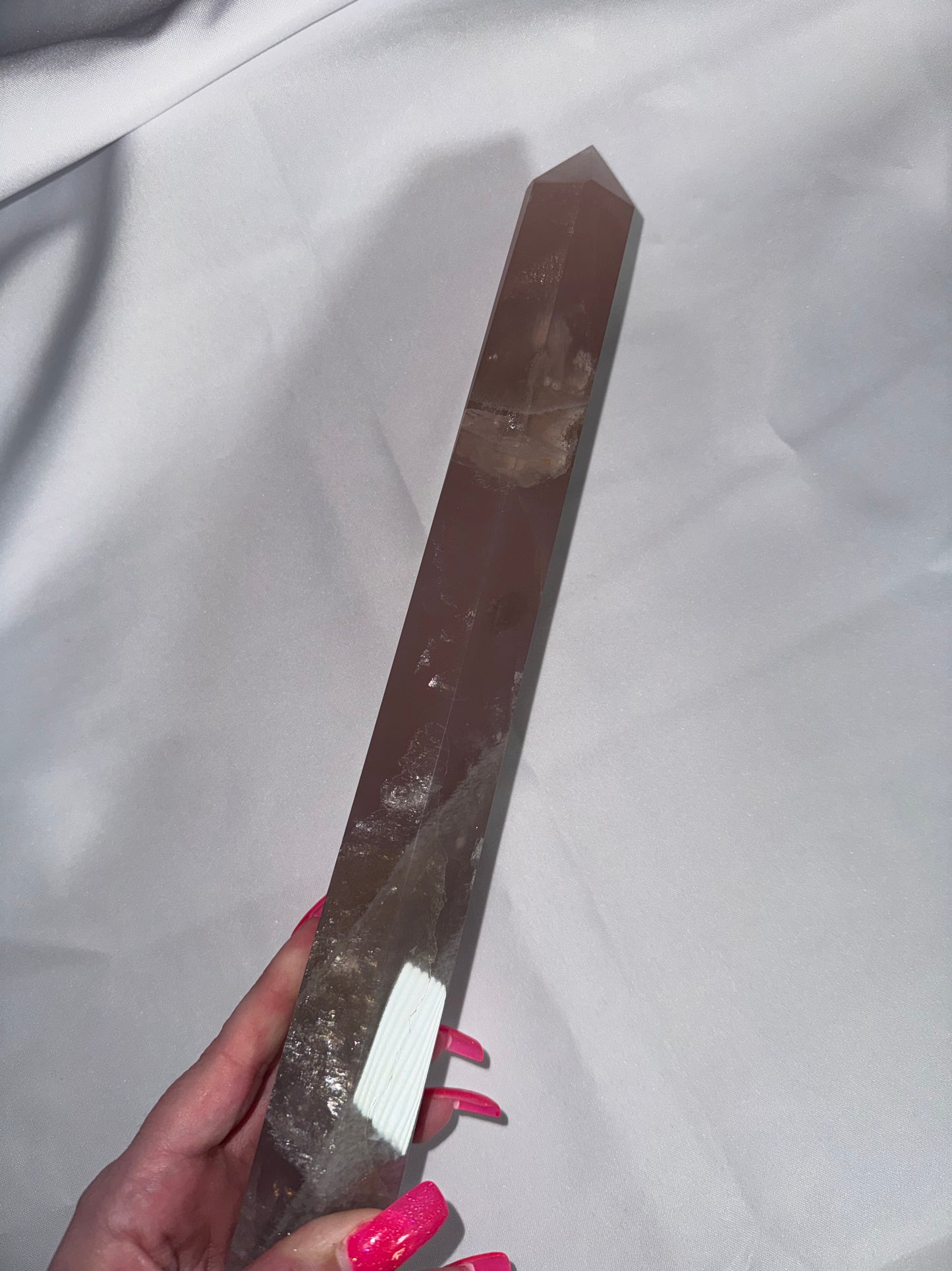 Lavender Rose Quartz AAA XL Tower