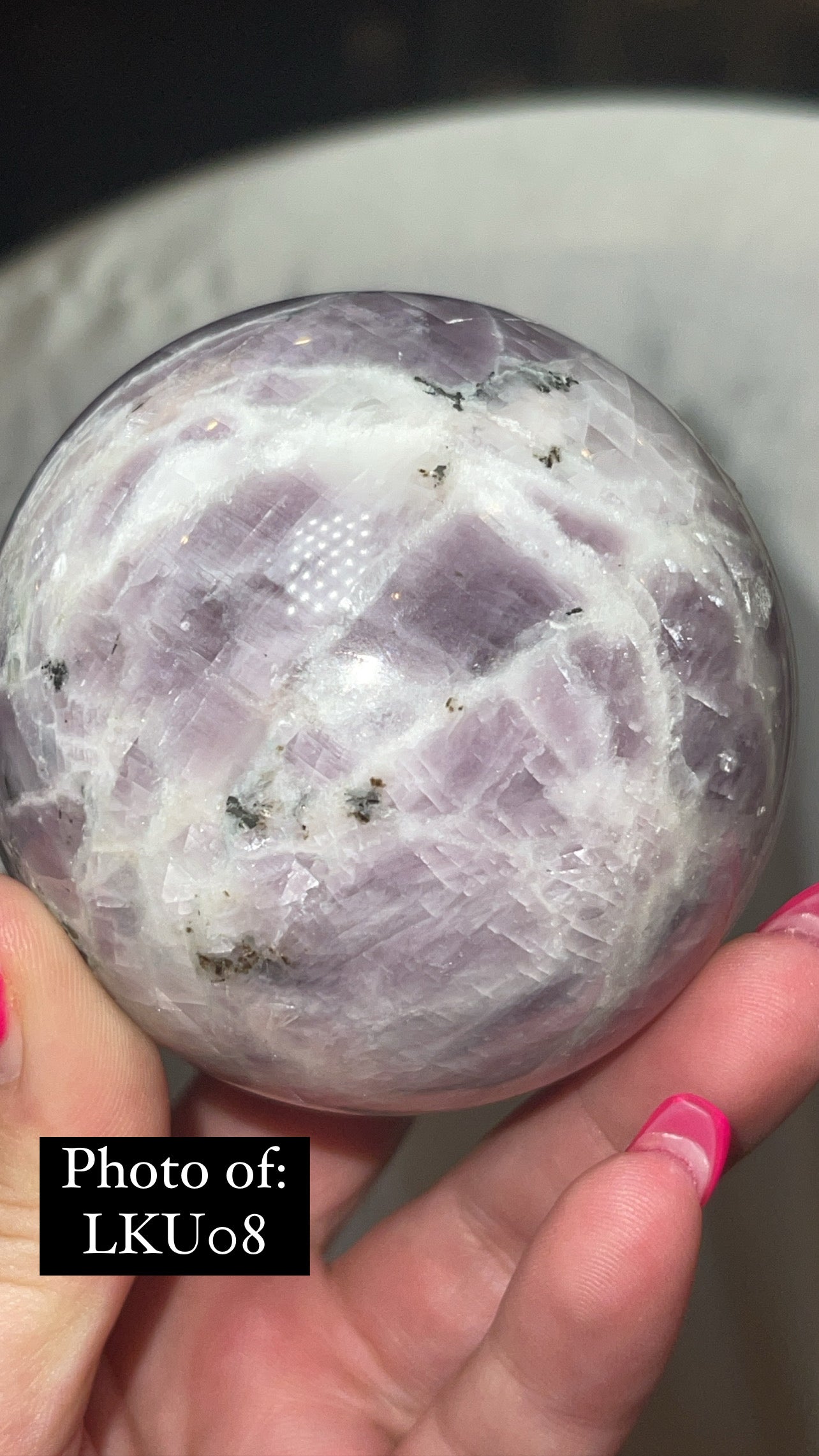 Kunzite High Grade Large Sphere