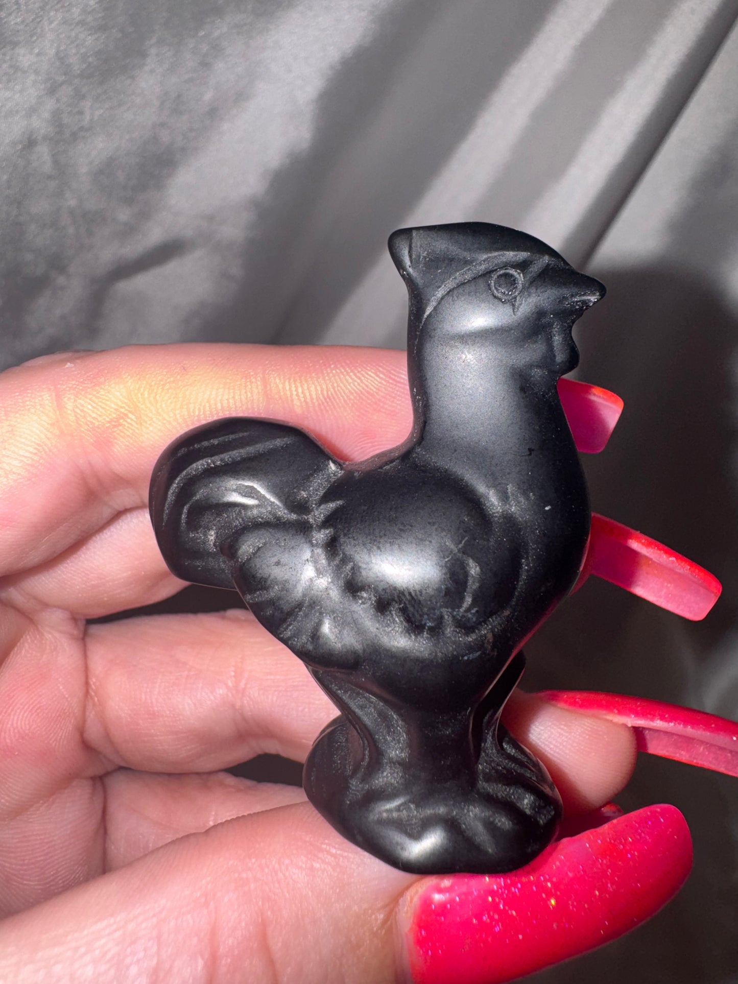 Rooster/Chicken Crystal Carving