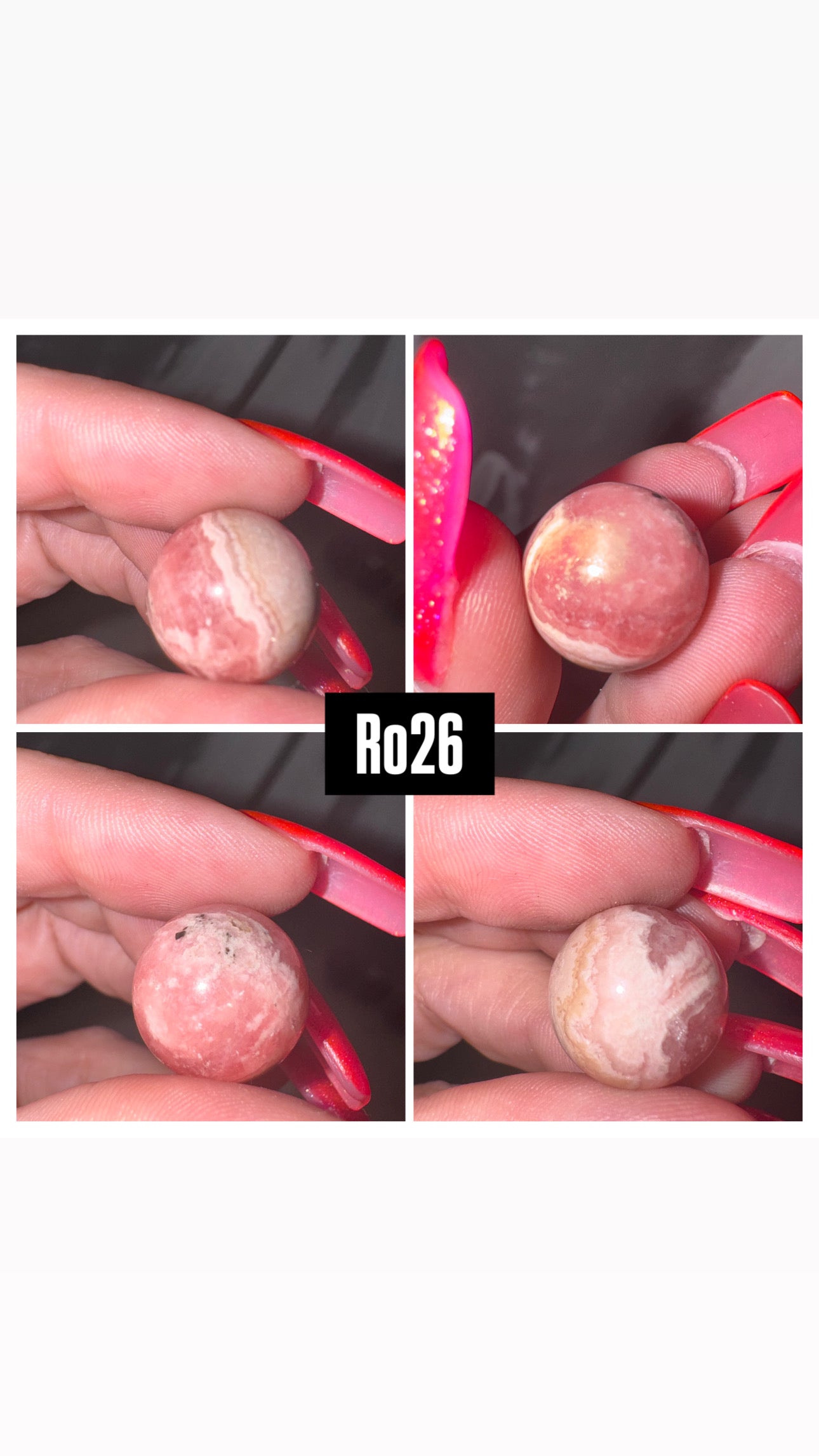 Rhodochrosite Sphere