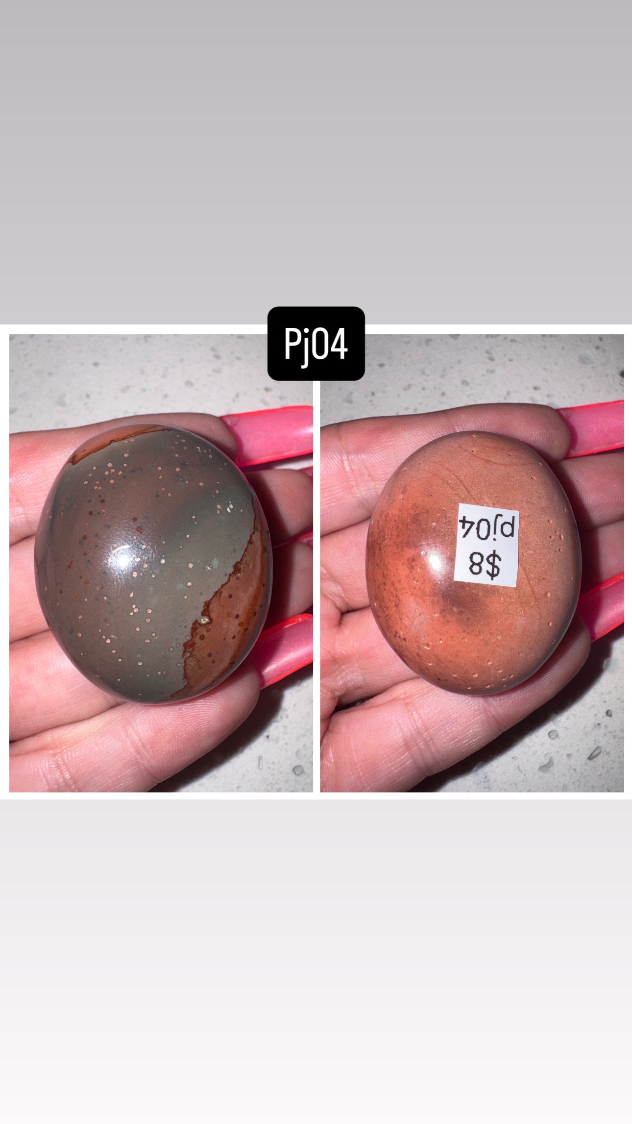 Polychrome Jasper Palmstone
