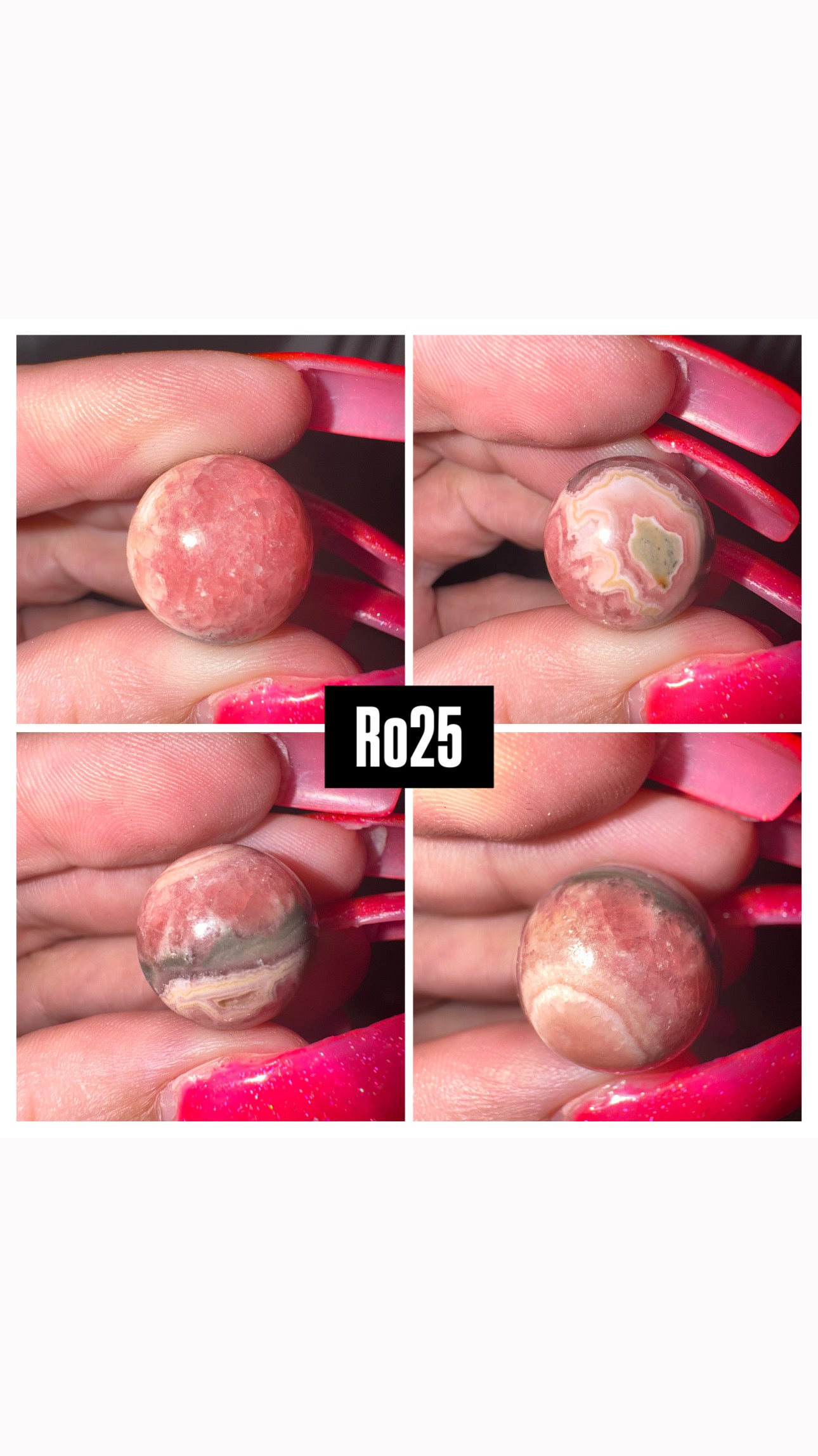 Rhodochrosite Sphere