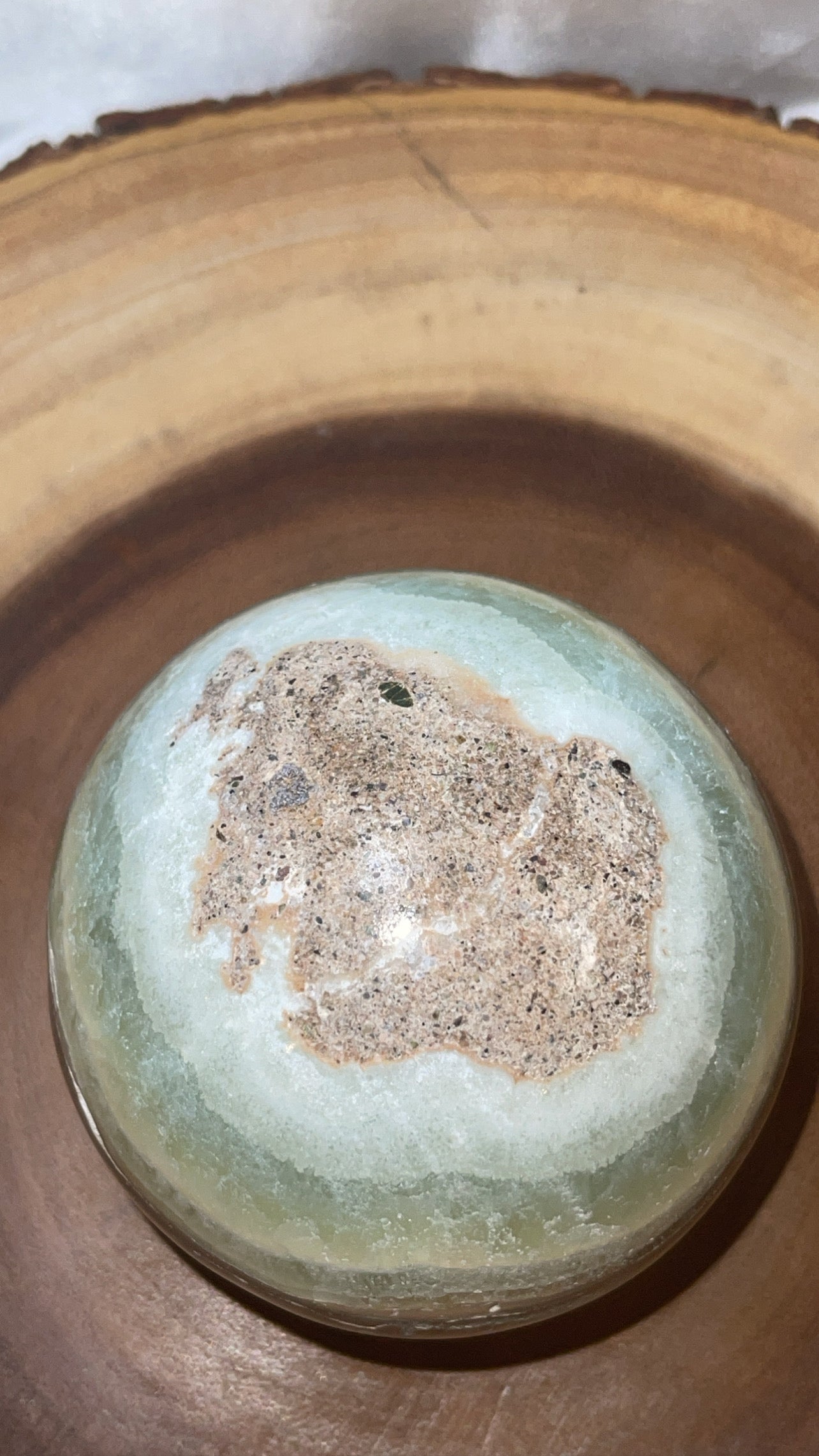 Blue Caribbean Calcite XL Sphere (93mm)