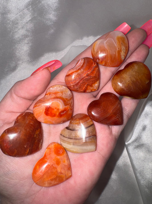 Carnelian Mini Heart