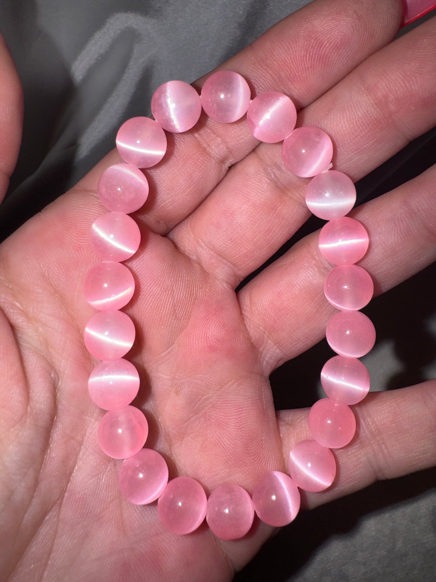 Colorful Dyed Selenite 8mm Bracelet