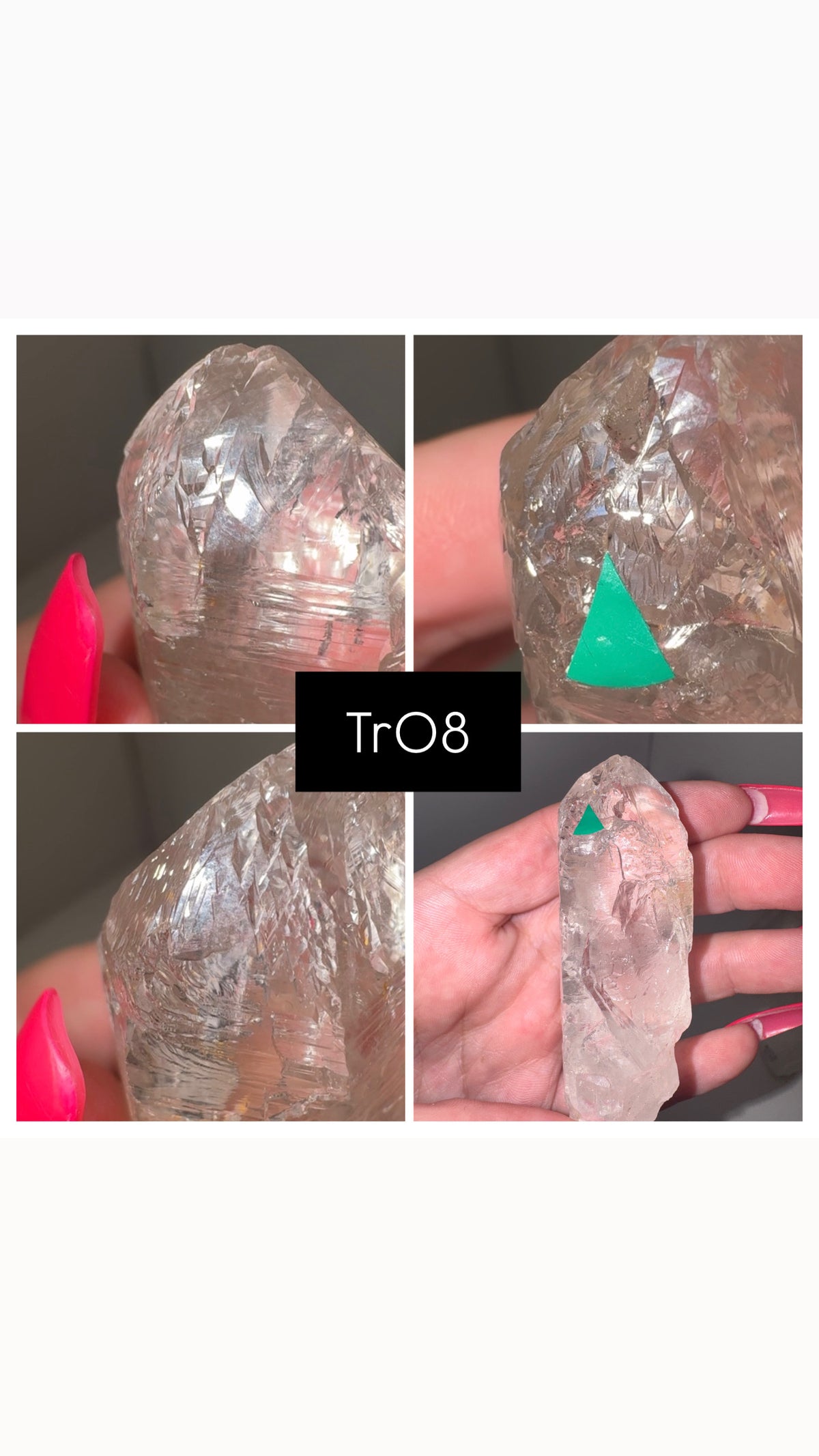 Trigonic Record Keeper Quartz Point RARE