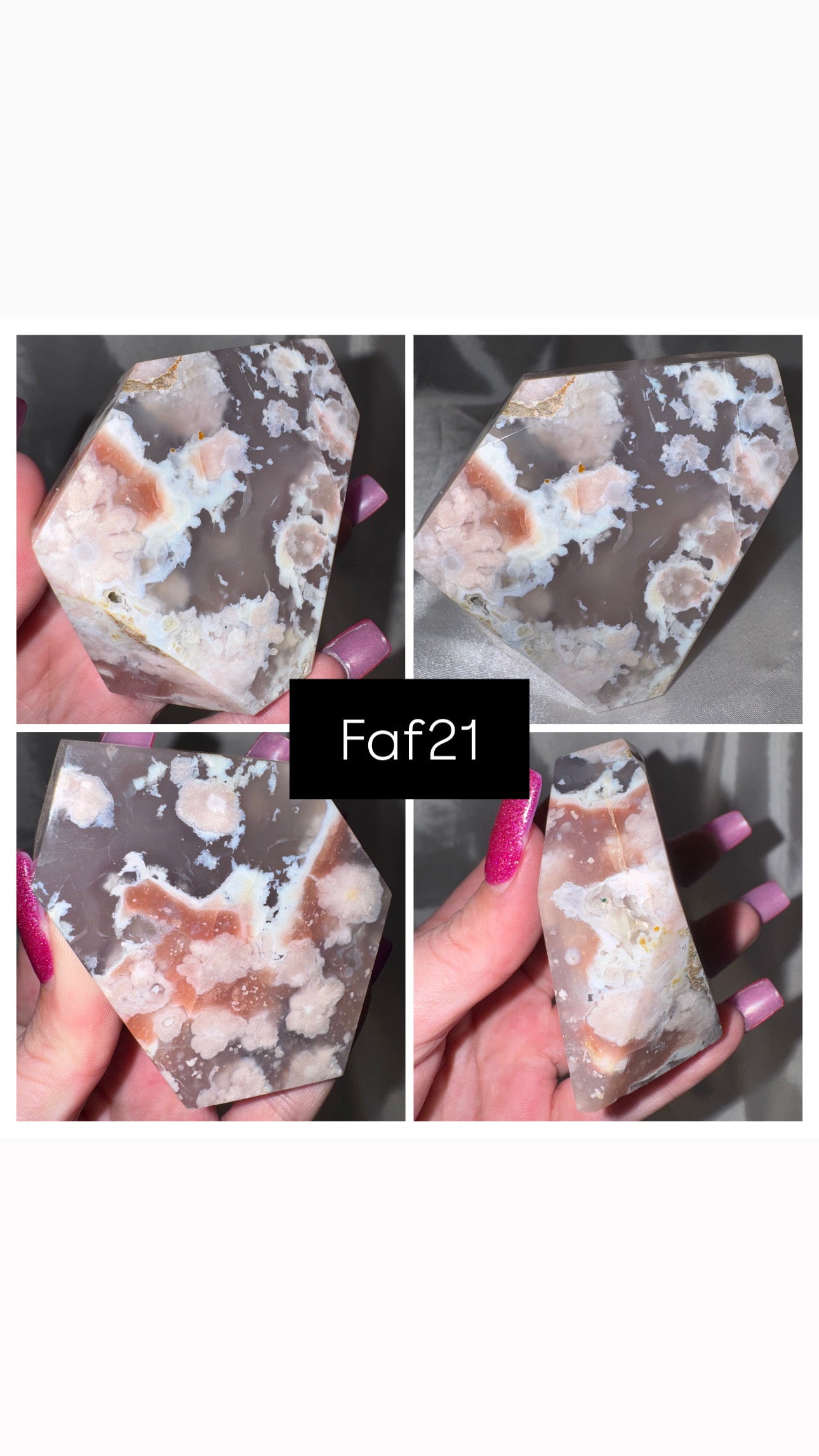 Flower Agate AA Freeform