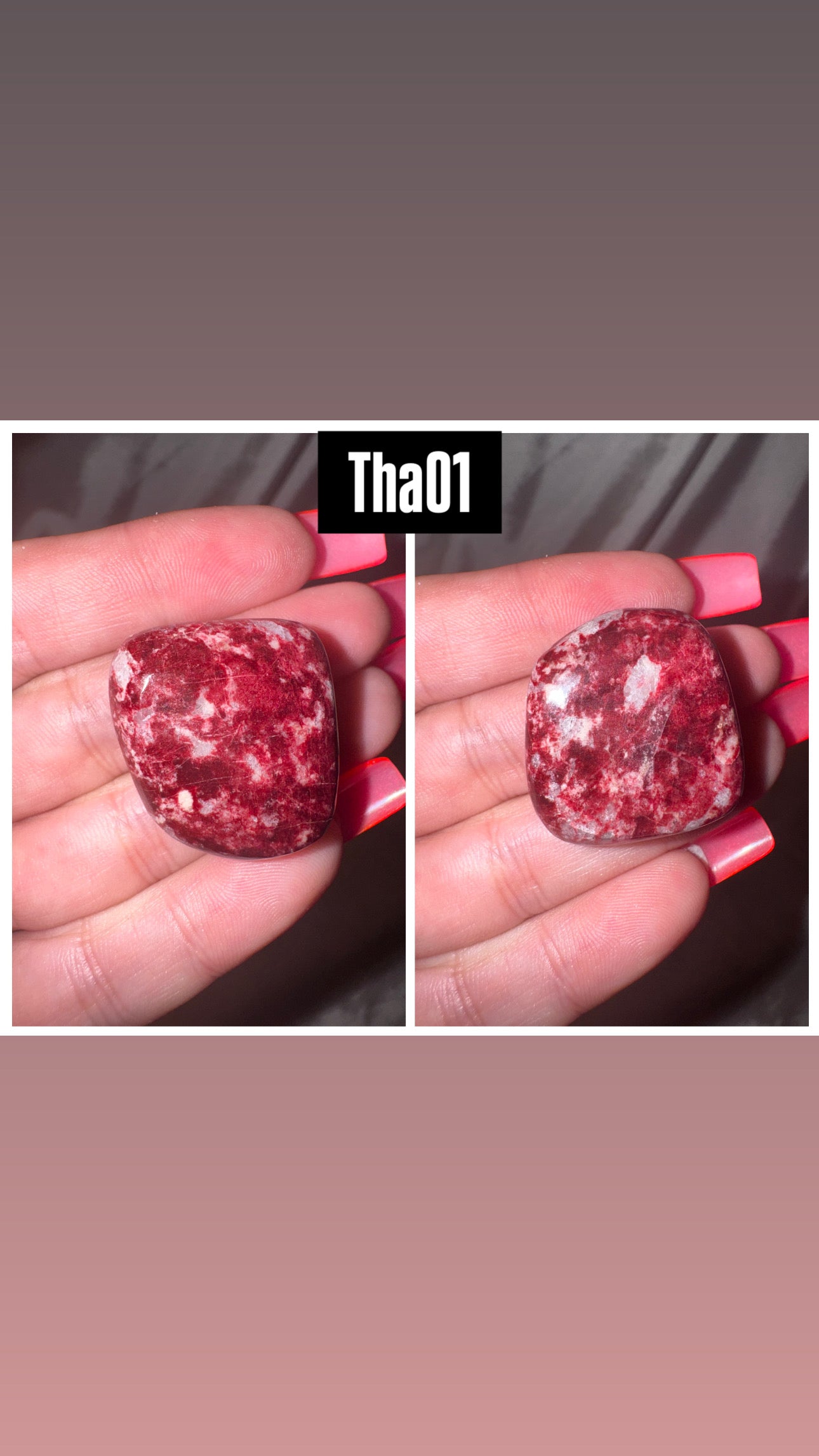Thulite Polished Piece