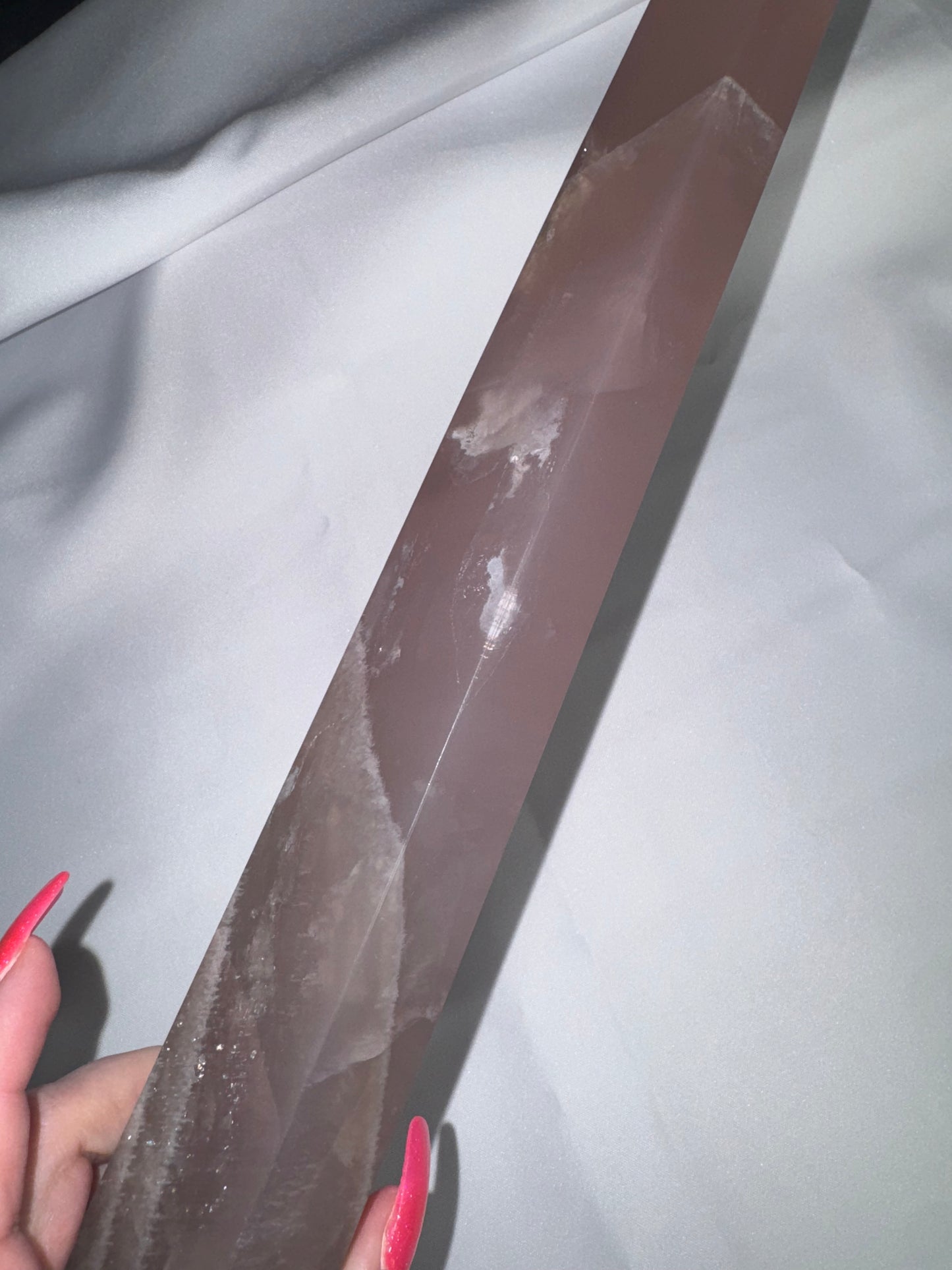 Lavender Rose Quartz AAA XL Tower