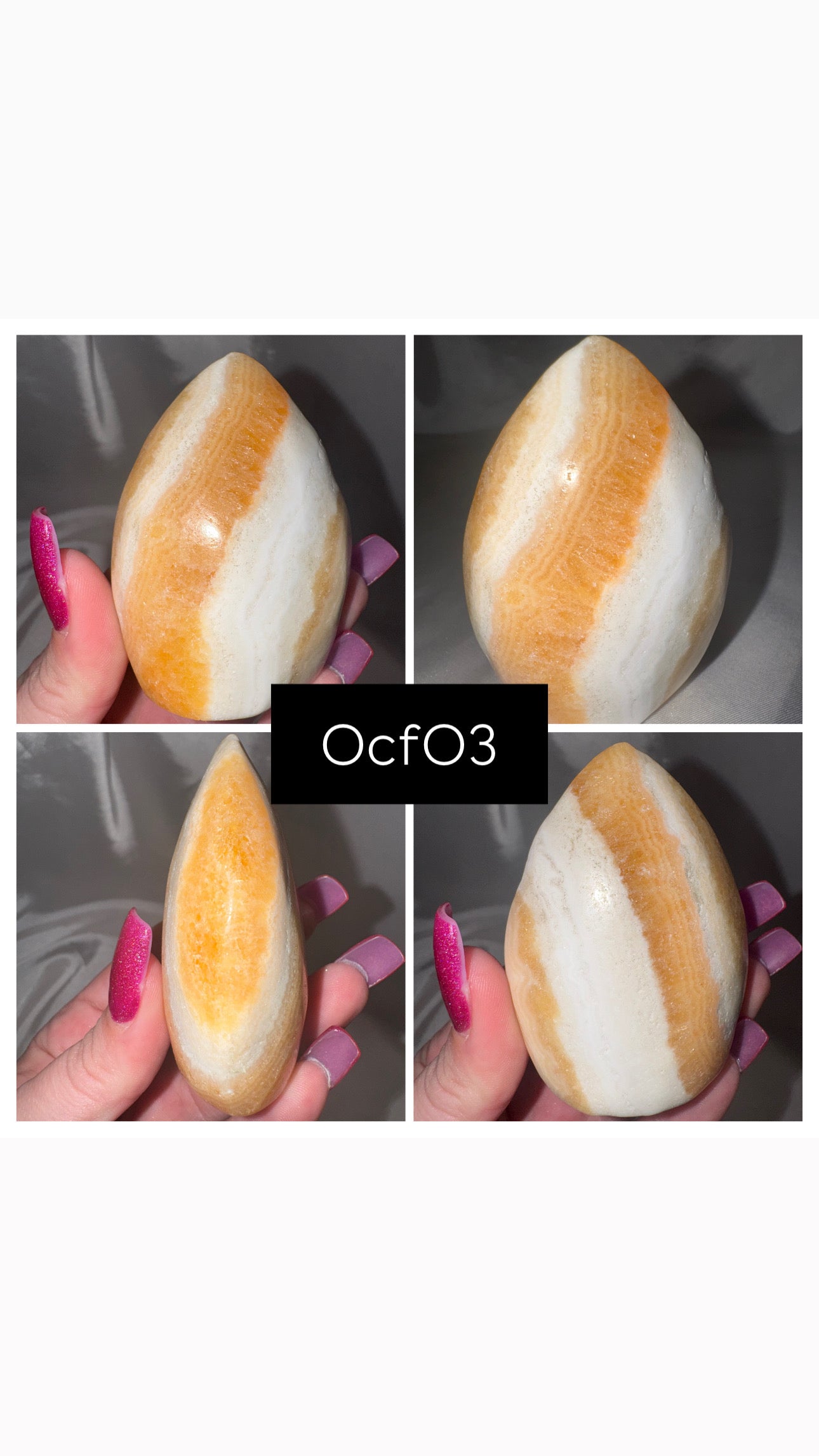Orange Calcite Flame