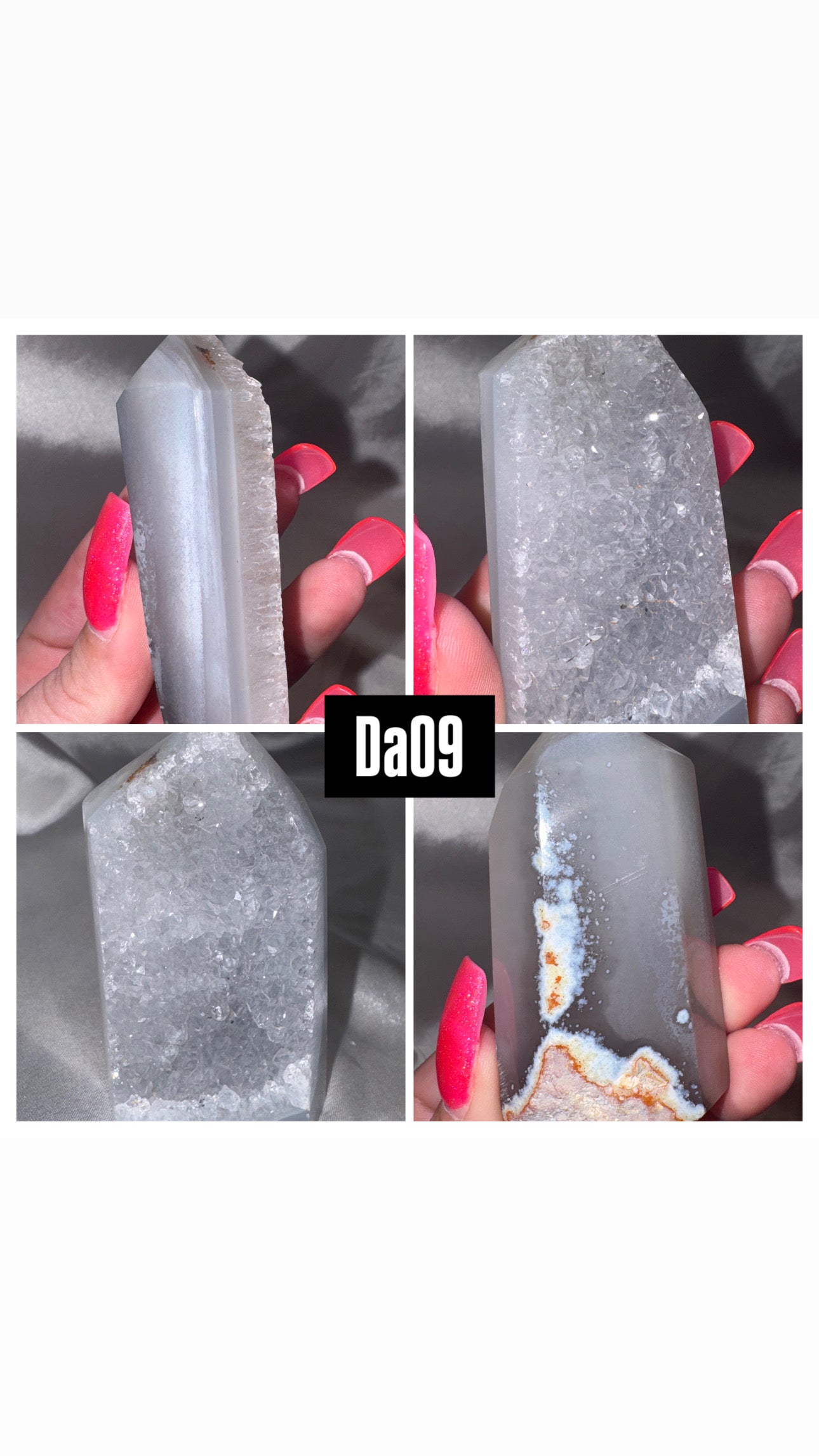 Druzy Agate Tower
