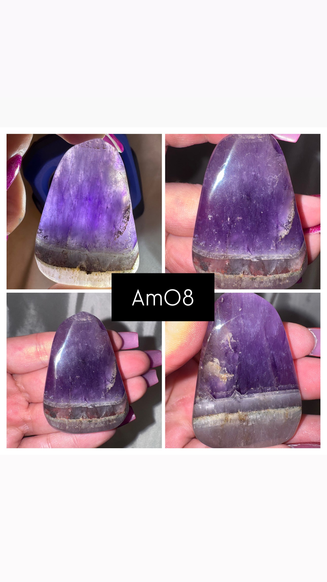 Phantom Amethyst AA Palmstone