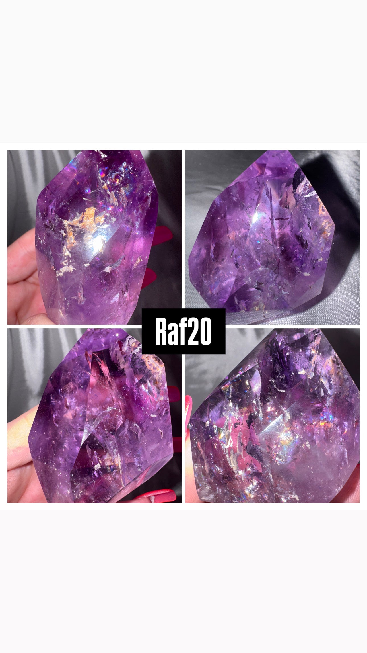 Rainbow Ametrine AAA Freeform Point